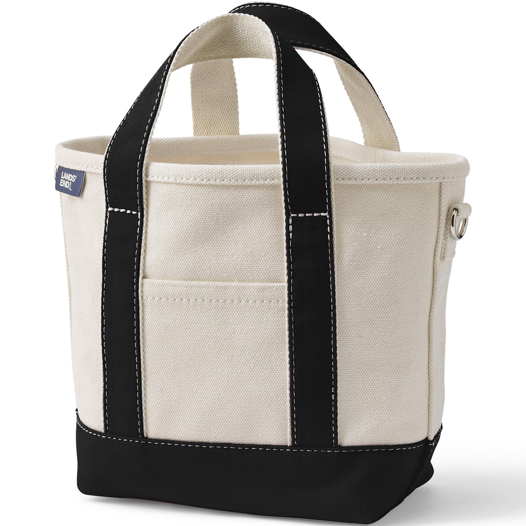 Lands' End Open Top Canvas Tote Bag