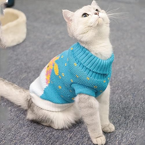 Suéter de invierno para gatos ropa cálida para gatos