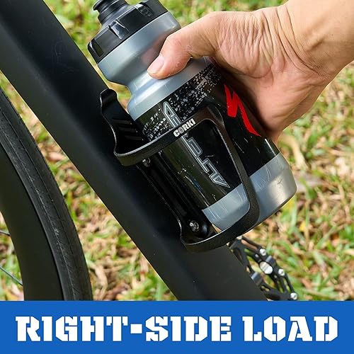 Miniatura 7 de Corki Cycles - Jaula para botellas de agua con carga lateral derecha, soporte para botellas de agua para bicicletas de carretera y montaña, 2