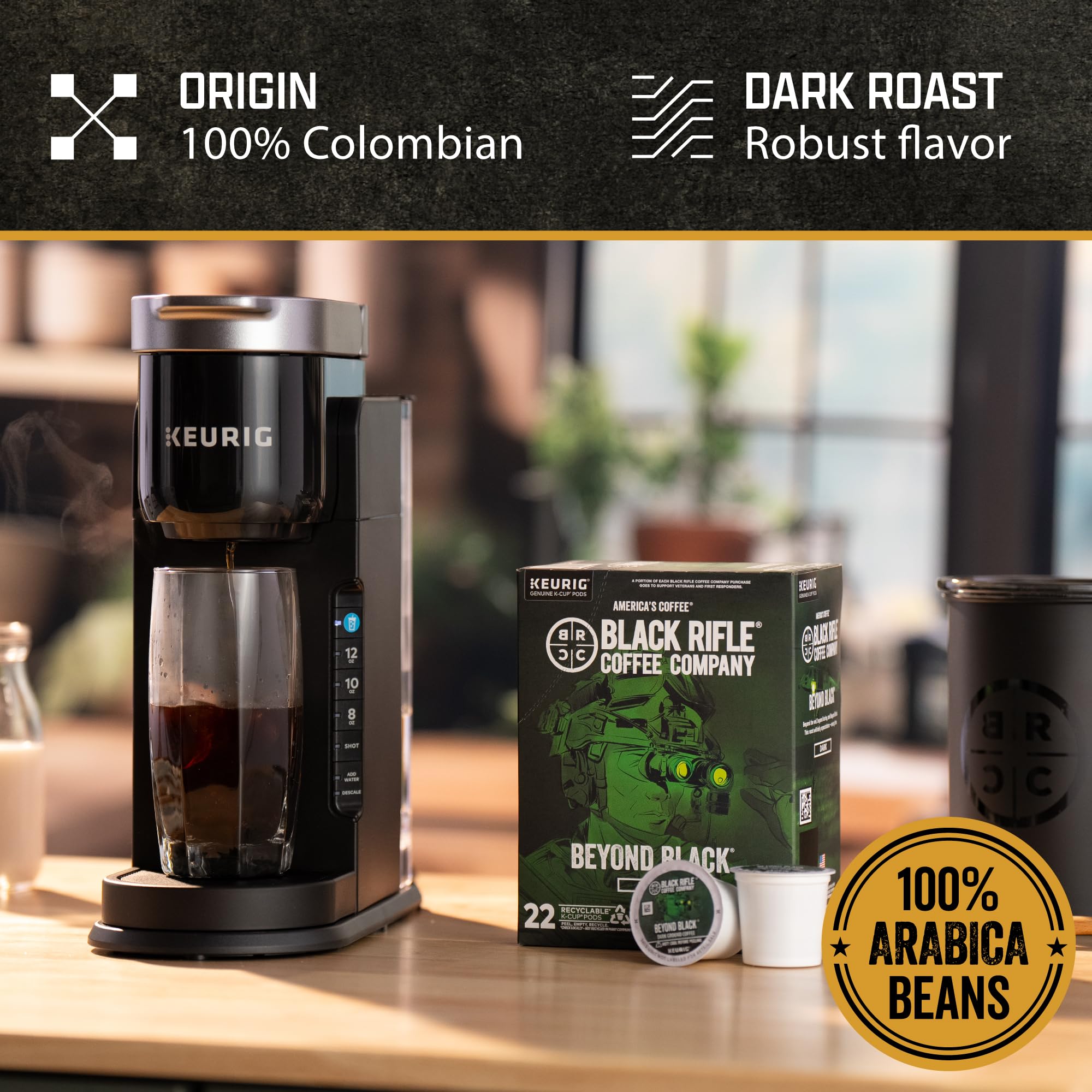 Amazon.com: Black Rifle Coffee Company Dark Roast Coffee Pods