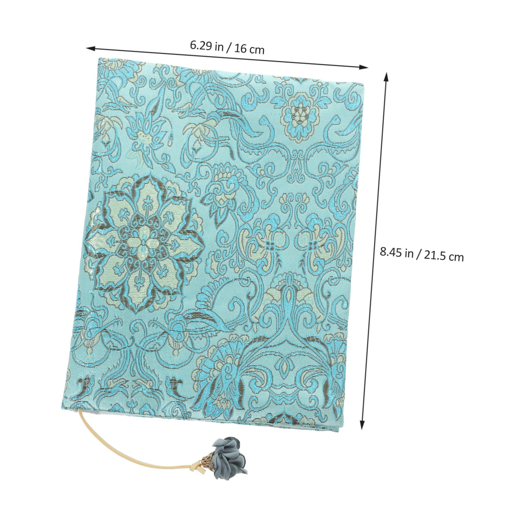 VILLCASE 4 Pièces couverture de livre format a5 livre decoration décoration tissu de signature protège- décoratif pochette de pour les amoureux des s en tissu