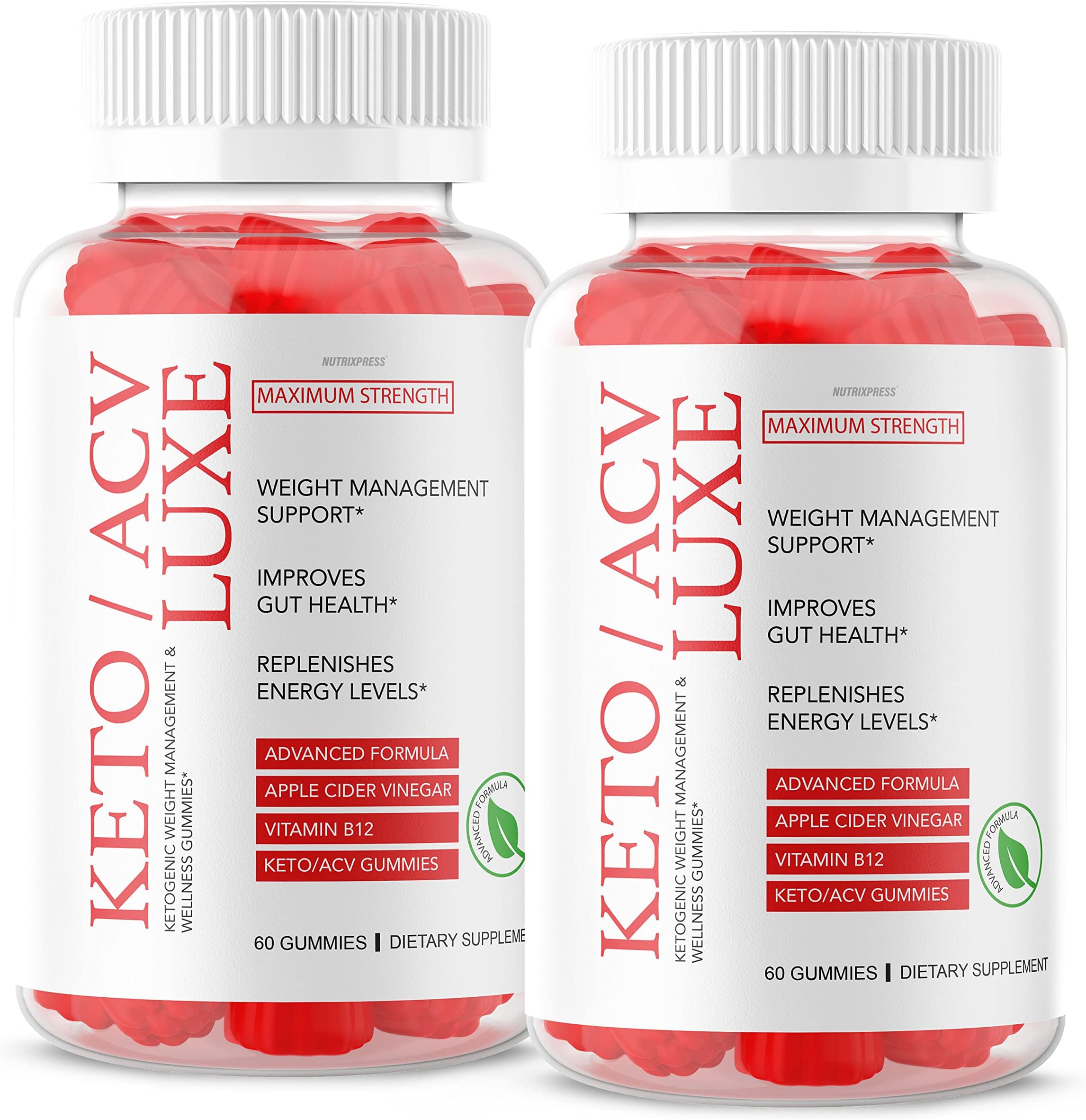 (2 Pack) - Keto Luxe ACV Gummies - New KetoLuxe Plus Advanced Apple Cider Maximum Strength Formula, KetoLuxeACVGummies, Shark, KetoLuxeACV + Gummys, Brand, Reviews, Pure, LuxeGummies, 60 Days Supply