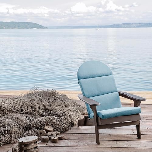 Miniatura 2 de ARDEN Oceantex - Cojín Adirondack o mecedora para interiores y exteriores, 21.5 x 19 pulgadas, repelente al agua, a prueba de lluvia, resistente a