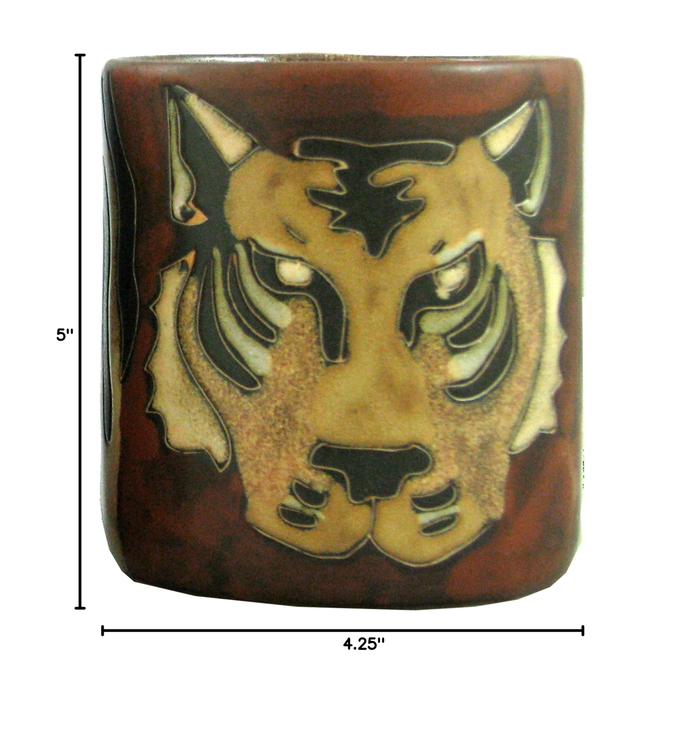 Mara Stoneware Mug - Tiger - 16 oz