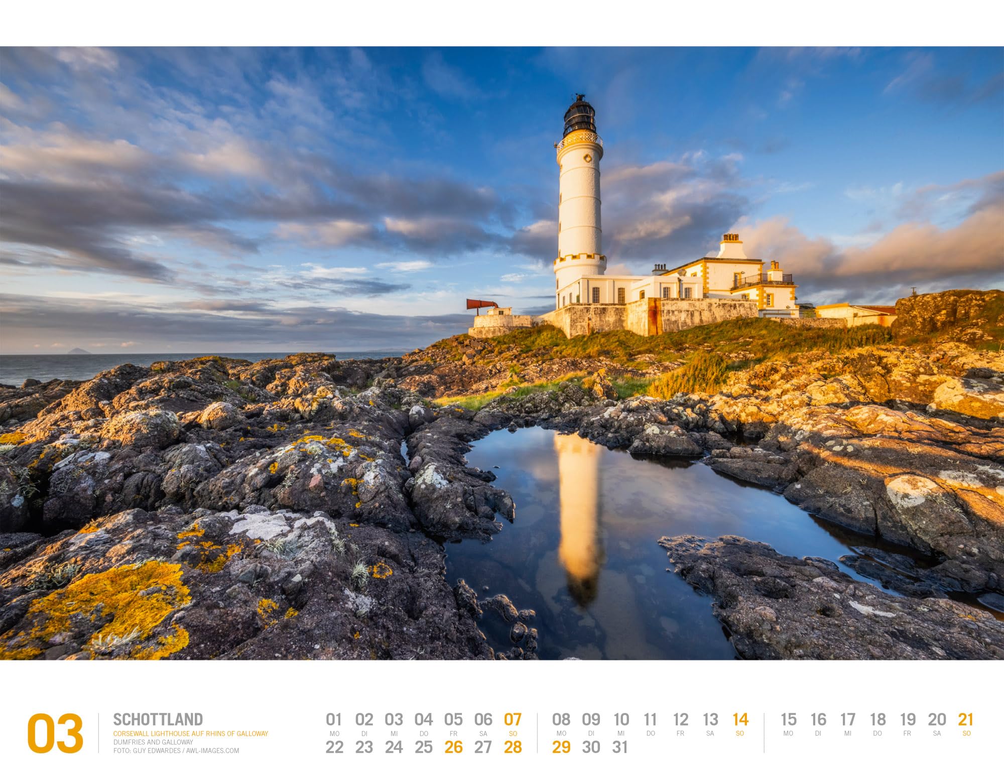 Schottland Kalender 2027 | Unterwegs zwischen Highlands und Hebriden: Imposanter Reise-Kalender im großen Querformat (54x42 cm) | Edinburgh