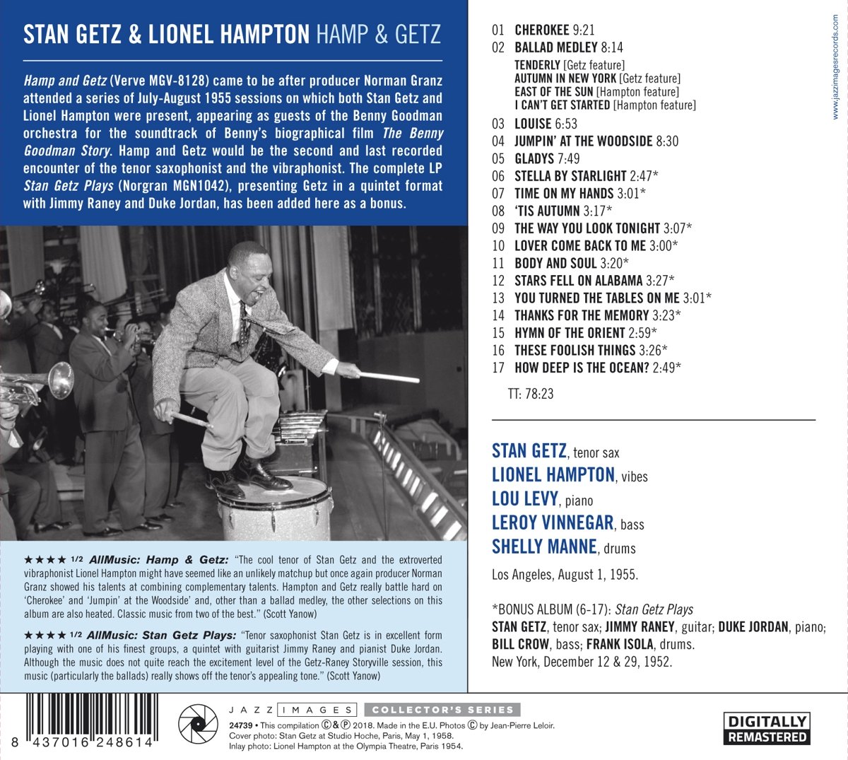Hamp & Getz W/Lionel Hampton