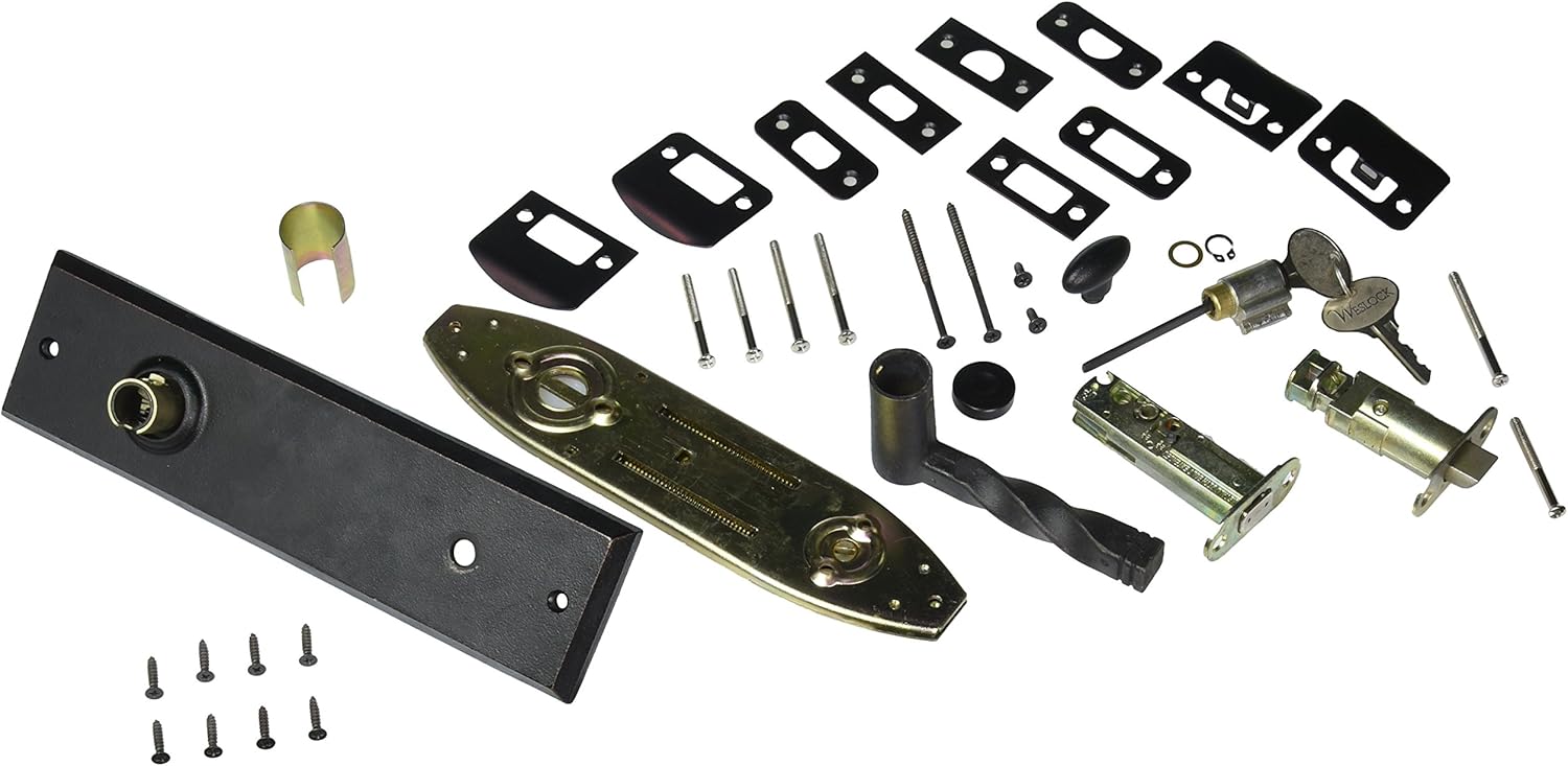 Weslock 07904N1SL20 Greystone/Rockford Interior Entry Handle, Oil