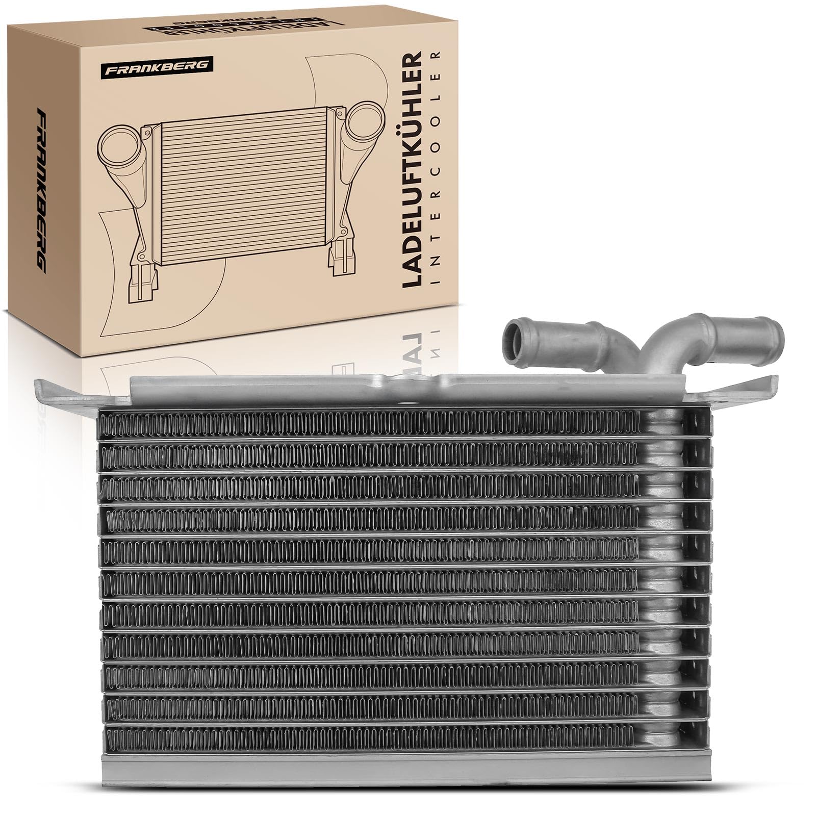 Frankberg Intercooler Benzina Compatibile con Golf VI 5K1 1.2L Golf Plus 521 5M1 1.2L Yeti 5L 1.2L Fabia II 542 1.2L Polo 6C1 6R1 1.2L Replace# 4305