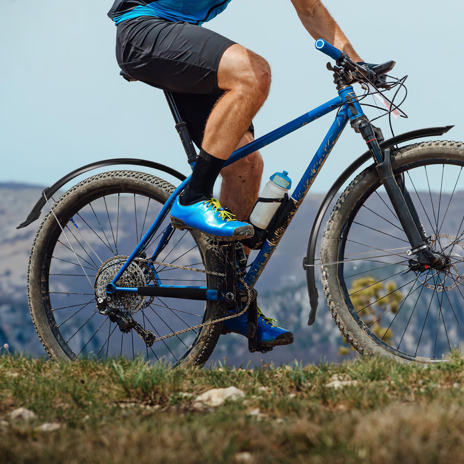 iplusmile Guardabarros para Bicicleta de 26 Pulgadas, Abs Flexible