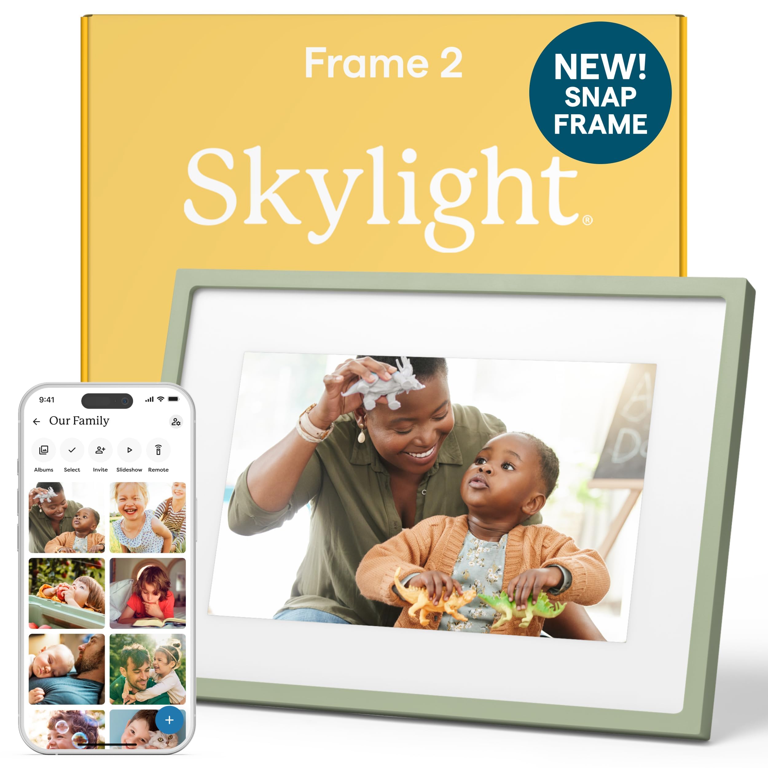 Skylight Digital Picture Frame, Load from Phone Capability, 10" Black — Amazon image 17