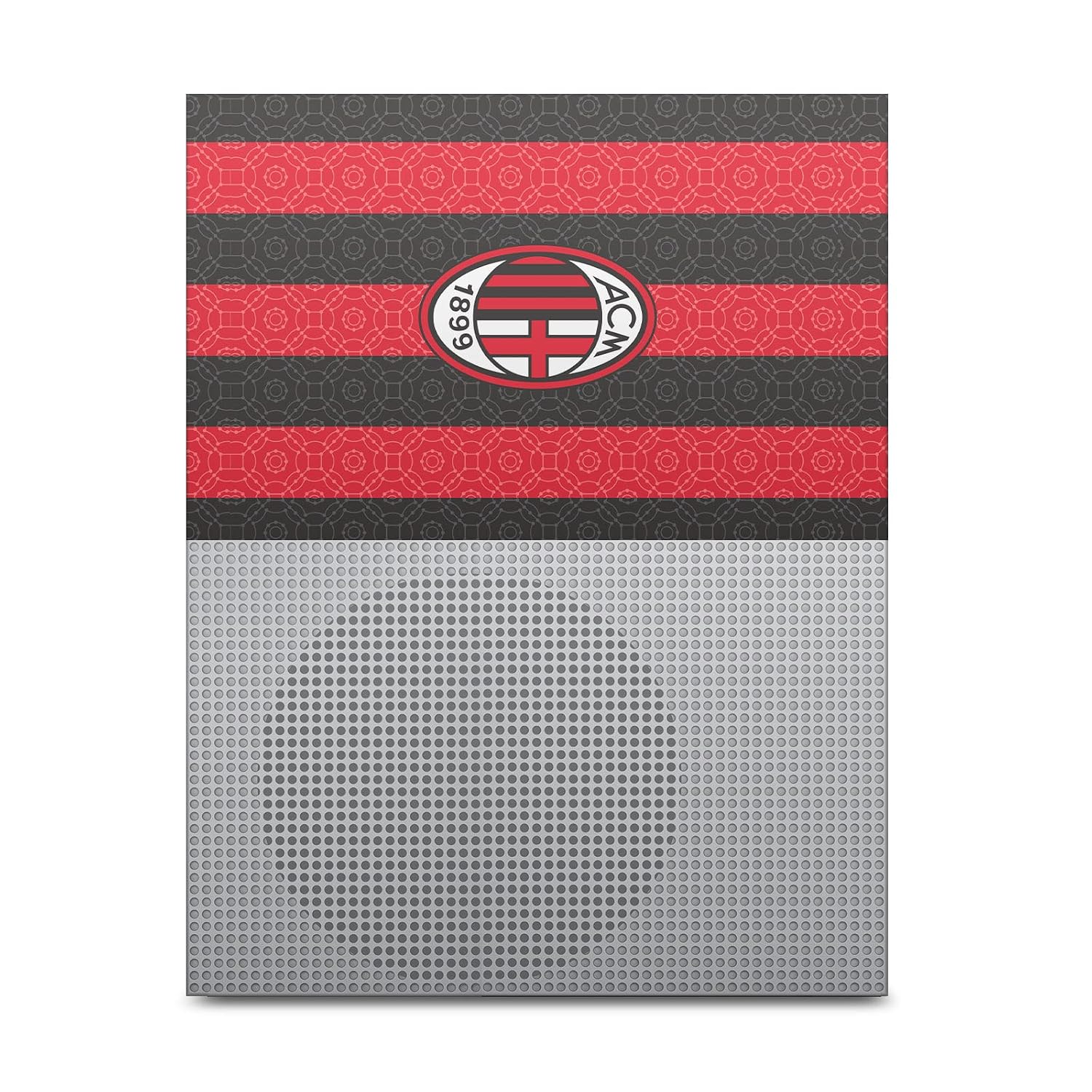 Head Case Designs Officially Licensed AC Milan Home 2020/21 Crest Kit Vinyl Sticker Gaming Skin Decal Cover Compatible With Xbox One S Console and Controller Bundle