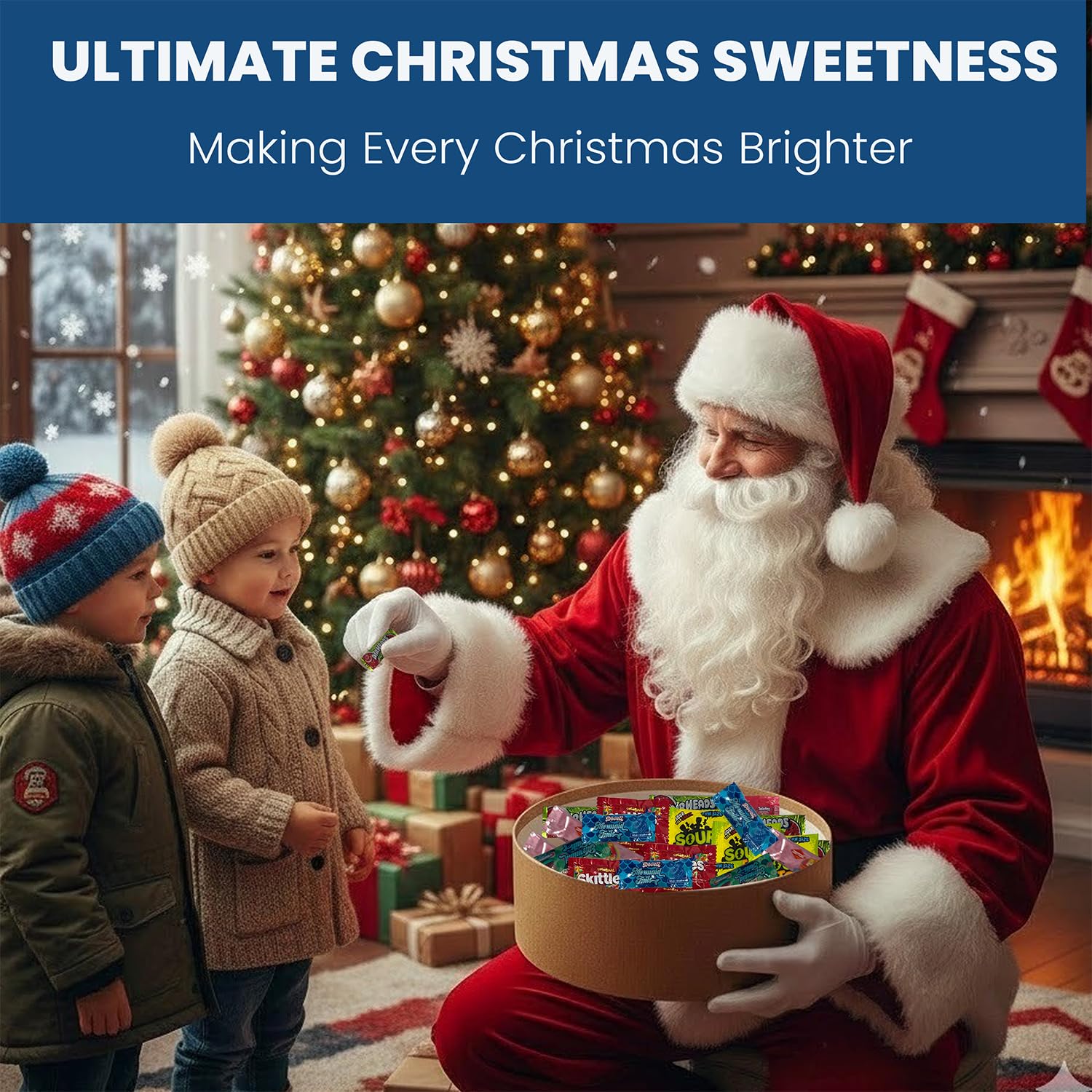 Bulk Candy Individually Wrapped - 5 Pounds candy variety pack, Big Bulk Candies for Pinatas, Gifting, Christmas, Hollidays, Birthdays, Offices, Gift