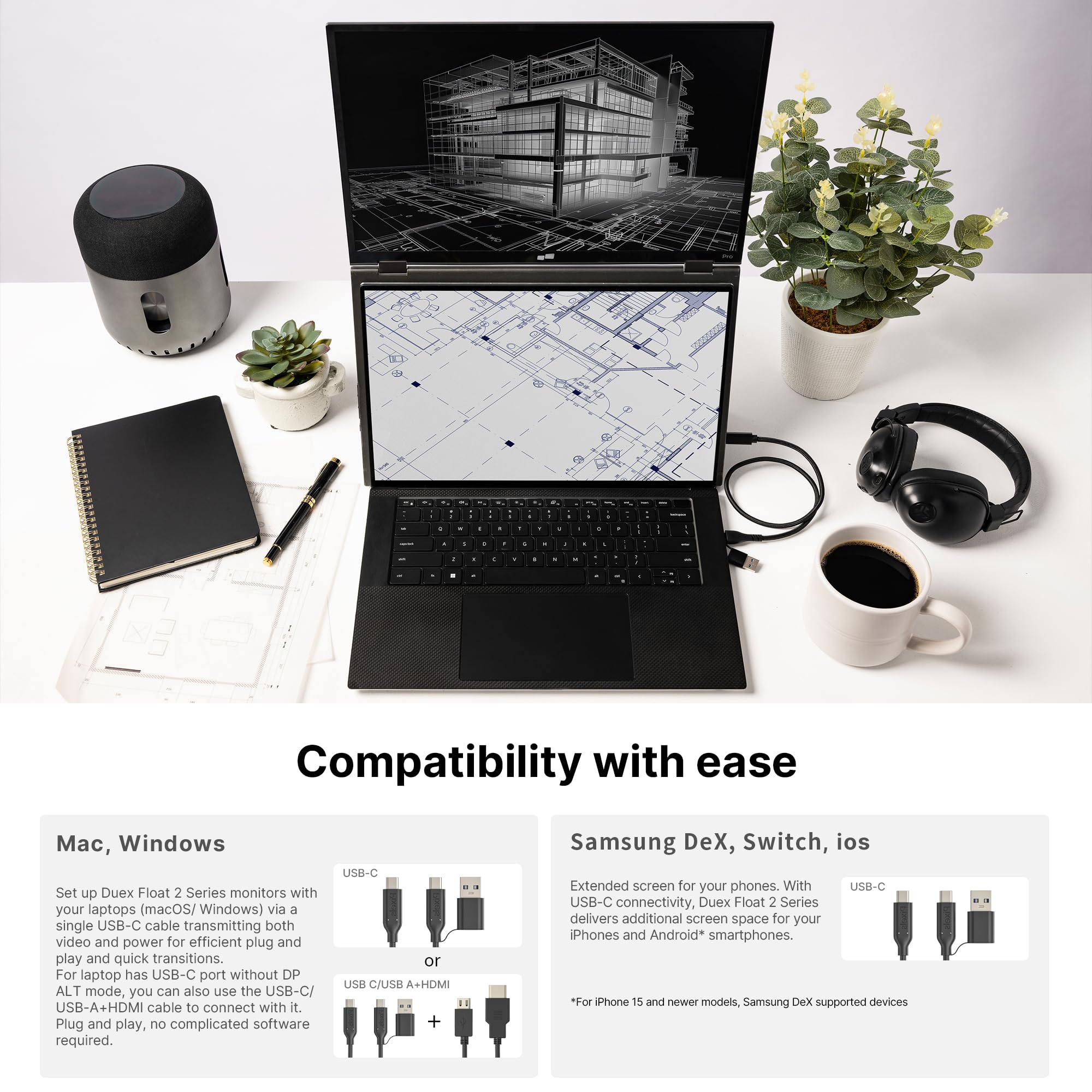 Mobile Pixels Duex Float 2 Pro 16 monitor extender