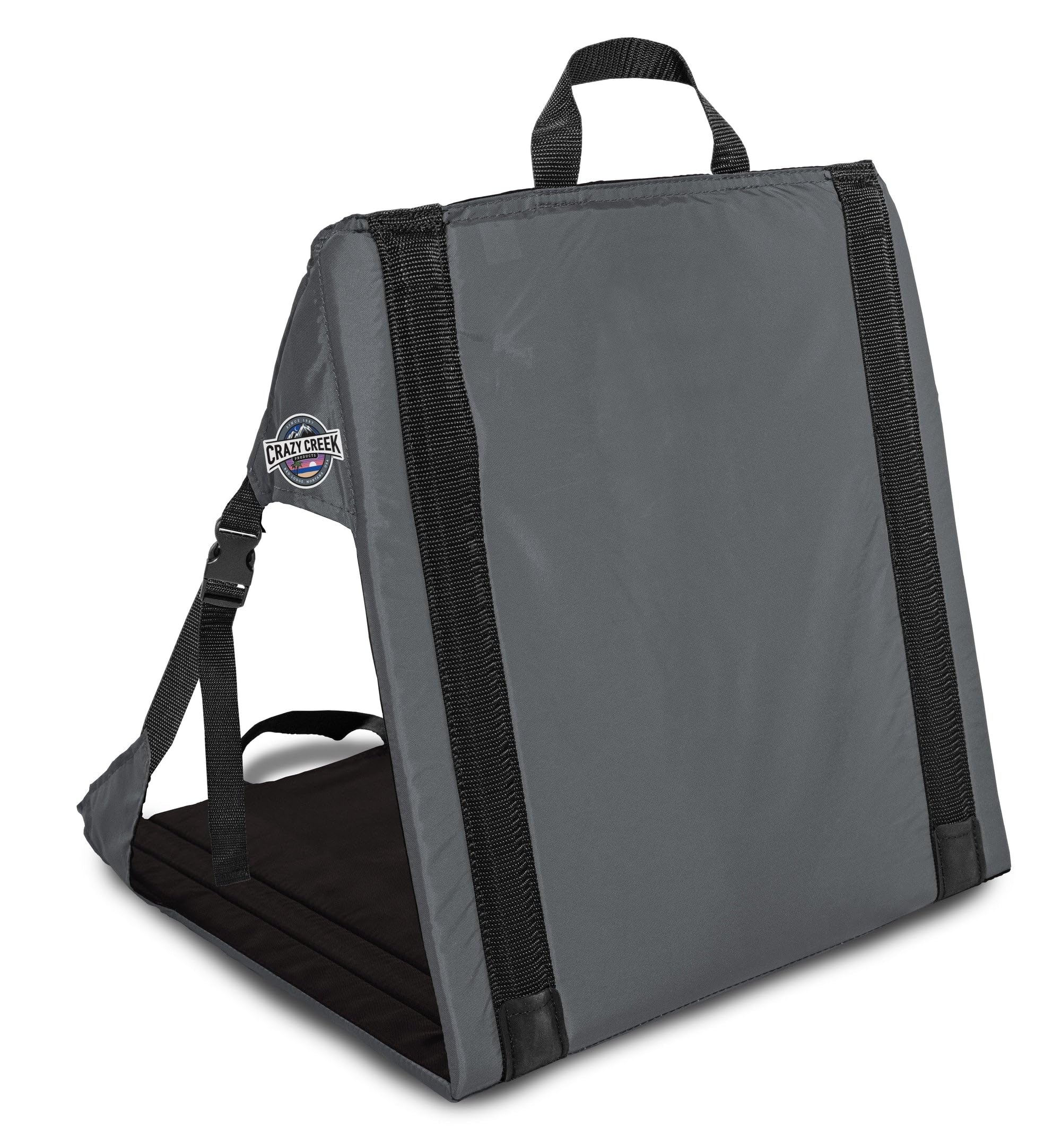 Crazy Creek The Chair Perfect for Stadium Seats, Camping, Hiking & More, Comfort on All Terrains, Adjustable Straps, Lightweight Design, Water-Resistant