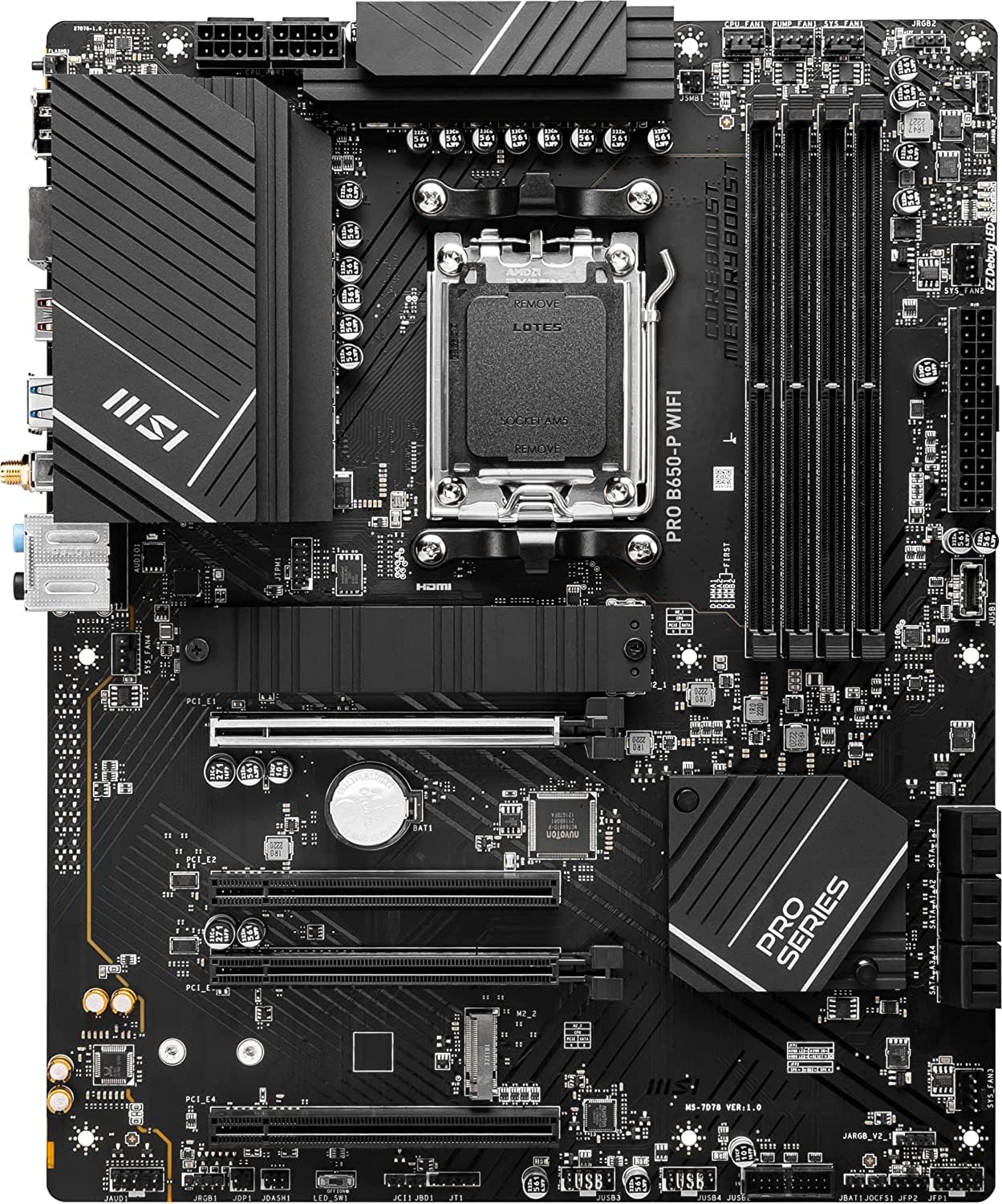 Amazon | MSI マザーボード PRO B650-P WIFI AMD Ryzen 7000/9000