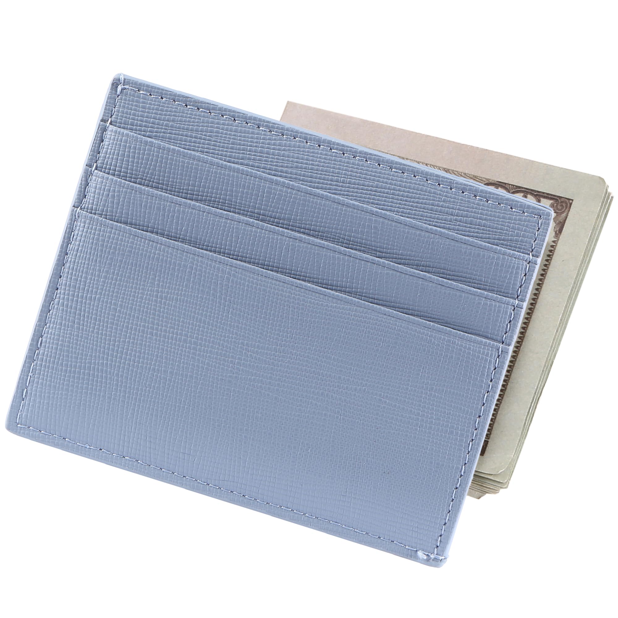 yiijay Credit Card Holder Slim Wallet Money Clip RFID Blocking Credit Card Case Thin Front Pocket Small Wallets