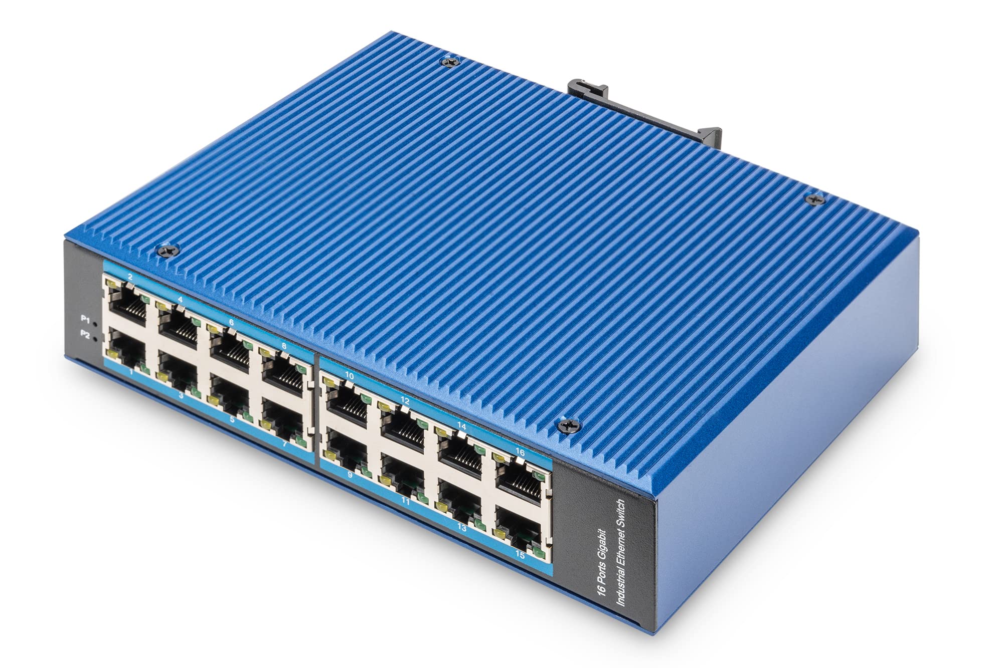 DIGITUS Industrial 16-Port Gigabit Switch Unmanaged