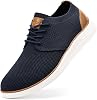 VILOCY Zapatillas de Vestir de Moda para Hombre, Zapatos Casuales para Caminar, Oxfords de Negocios, Cómodos, Transpirables y Ligeros para Tenis 1