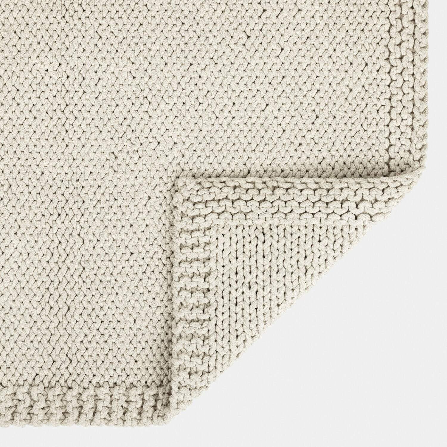Loberon Badematte Carsen, Creme