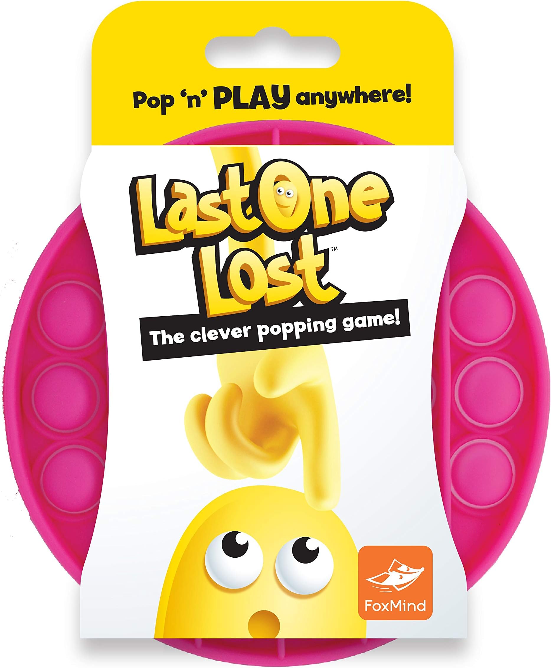 Foxmind The Original and Ingenious Last One Lost Tactile Game. Part of The Go Pop! Line Hot Pink