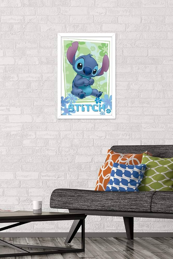 ♡*♡様 希少レトロ品/ディズニーリロ・スティッチ ／壁掛けタペストリー／ピンズ Amazon.co.jp: Trends International ディズニー リロと