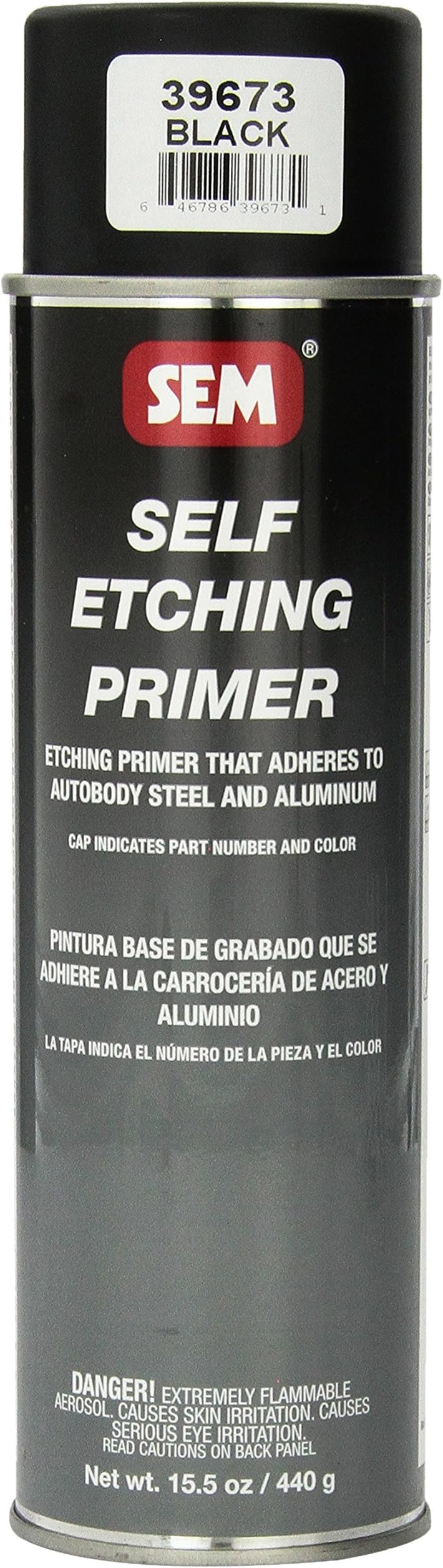39673 Black Self Etching Primer - 15.5 oz.