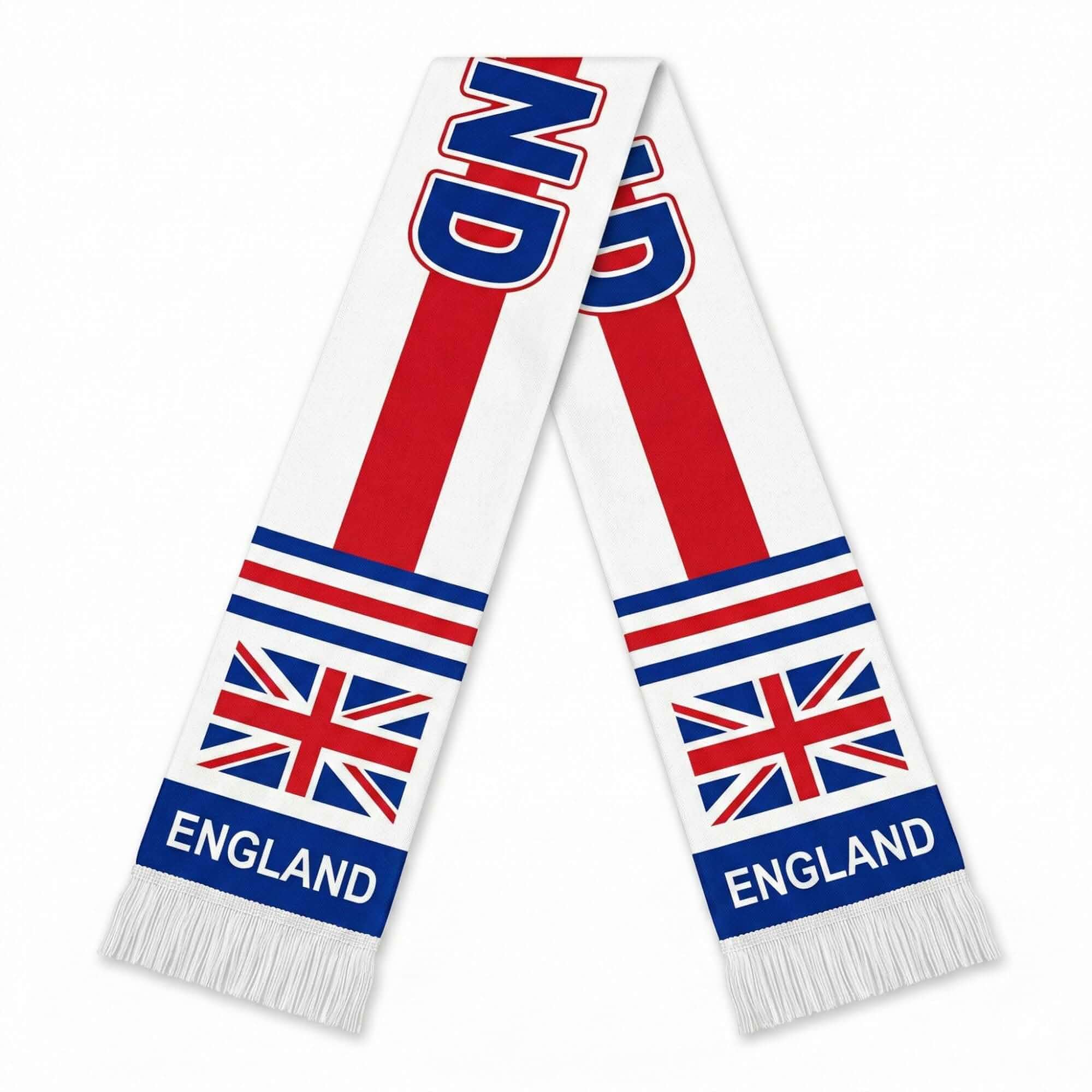 COUVER Reversible National Soccer Fan Knit Scarf Country Flag 100% polyester knit, reversible national soccer fan scarf, country flag design with fringe, 70.9 x 6.3 inch, 1 piece