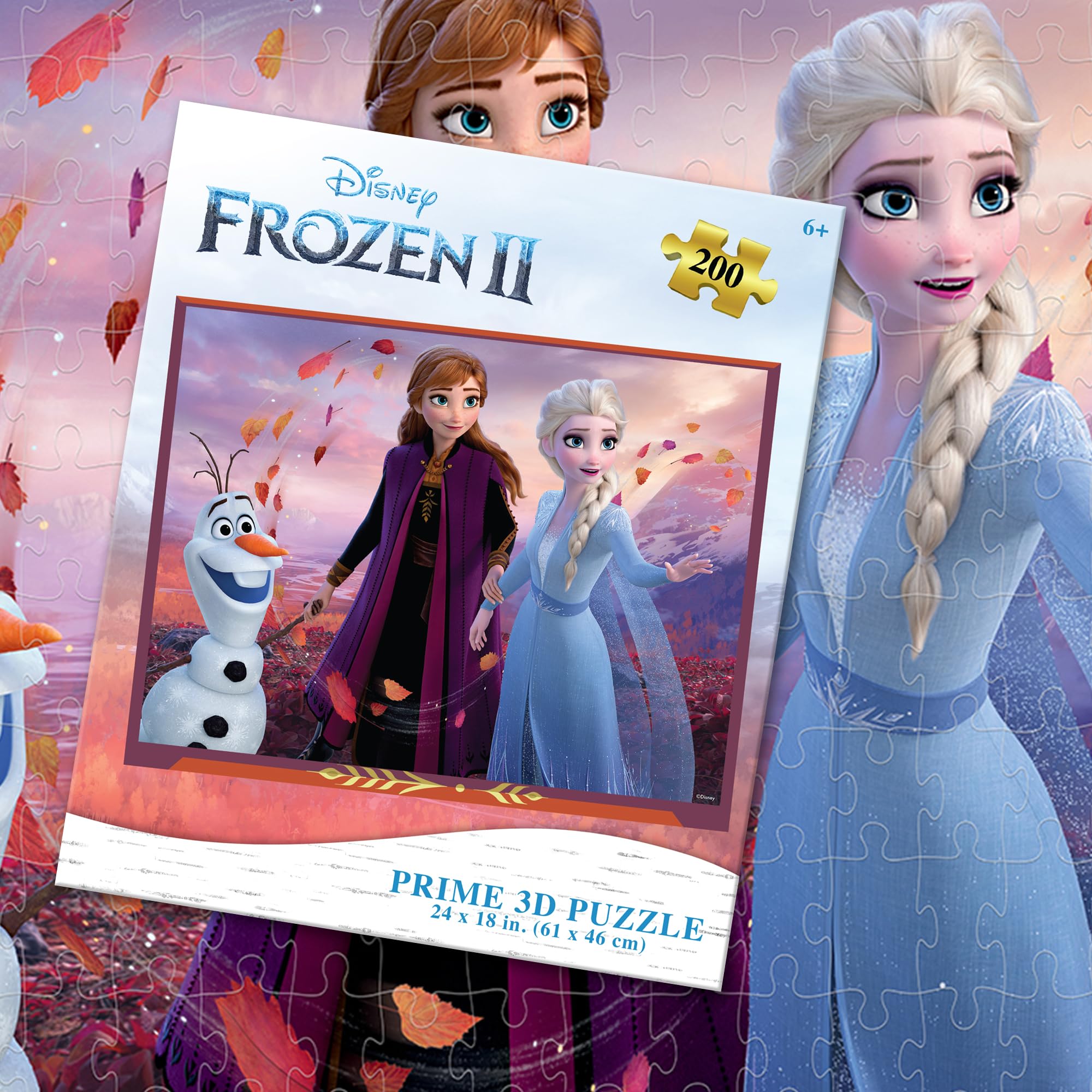Amazon.com: Prime 3D | Disney | Frozen | 200 Piece 3D Jigsaw