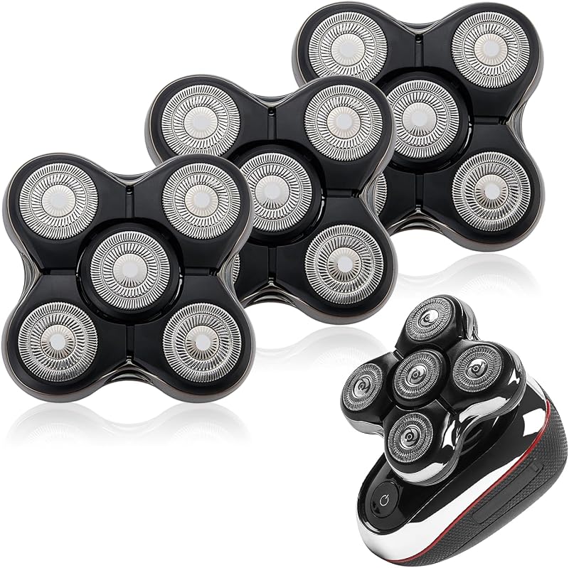 Cabeças de reposição para barbeador compatíveis com Remington Balder Boss, pacote com 3