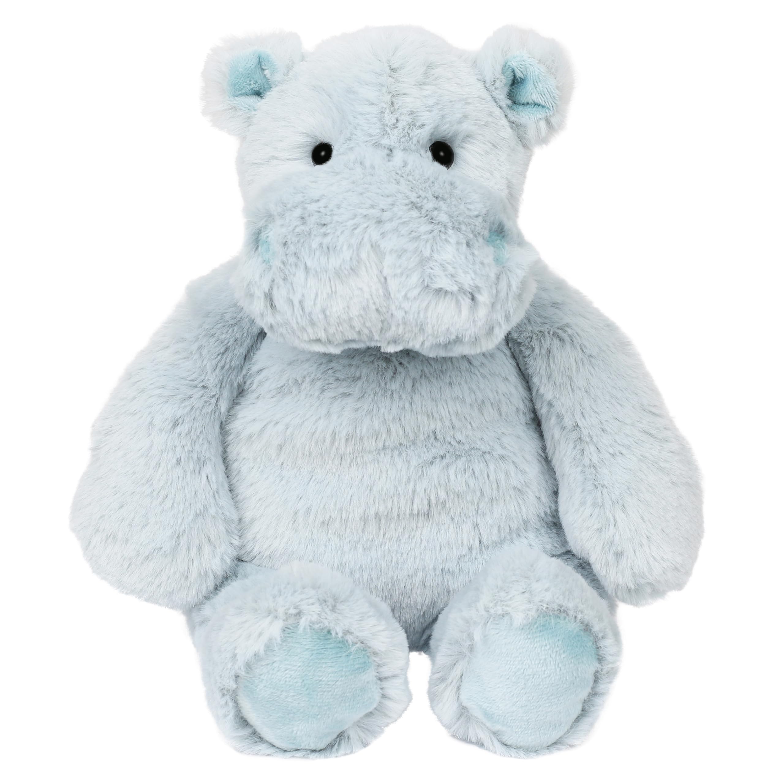 Wilberry - Jungle Friends - Blue Hippo Soft Toy - Cute and Cuddly Animal Companion - Perfect Plush Gift for Newborns, Kids, Nature Lovers - 330mm
