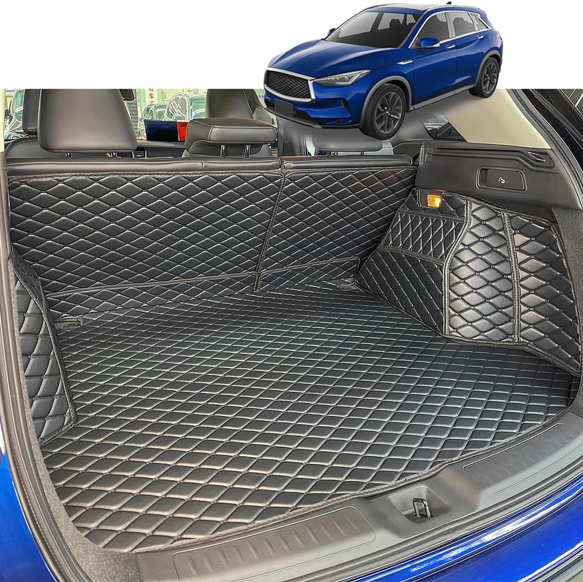 7DEEKEI for 20192024 Infiniti qx50 Trunk Mat and Rear