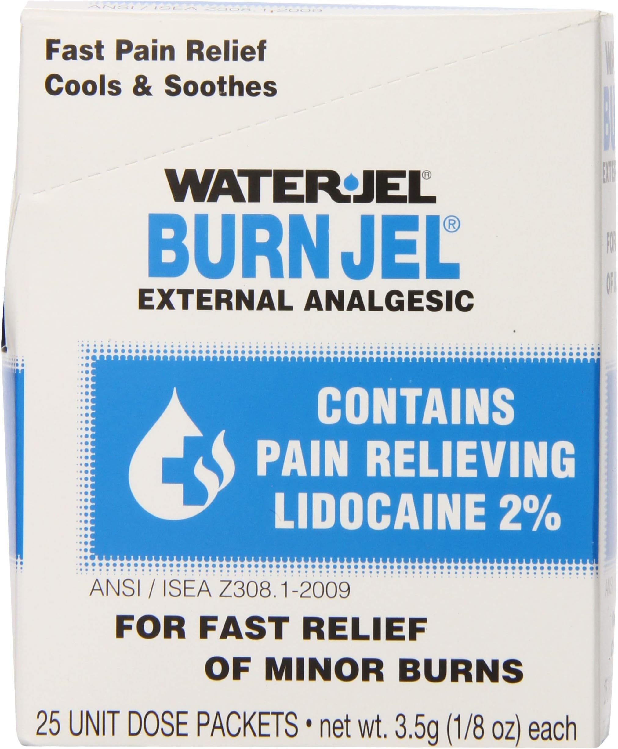 Water-Jel Technologies - 600U-1 3.5 Gram Unit Dose Packet Burn Jel Topical Gel (25 Per Box)