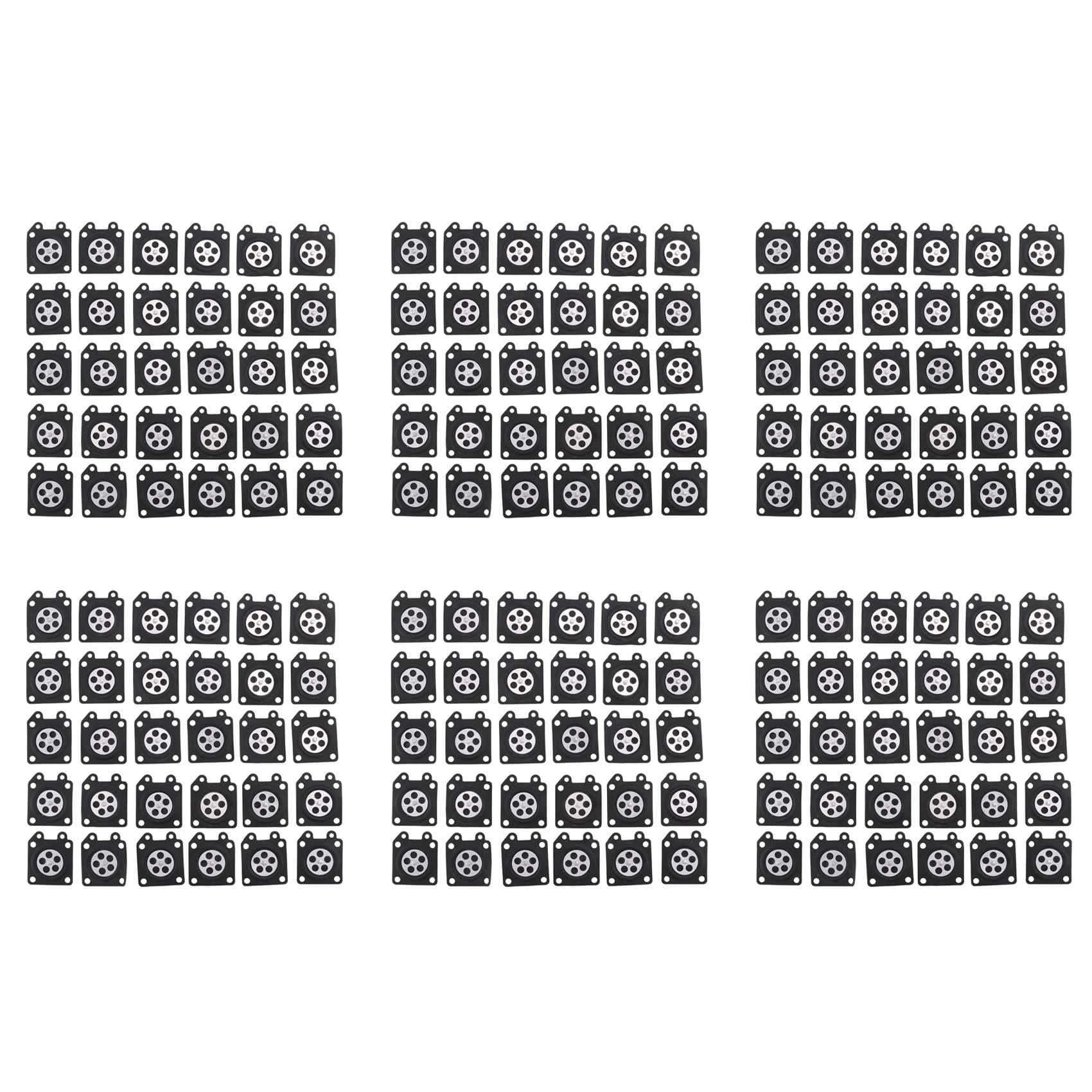 Jnchdghwa 180Pcs Carburetor Parts Chainsaw Carburetor Membrane Pads for Chainsaw Carburetor 2500/3800/4500/5200/5800