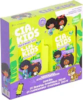 Cia. da natureza, Kit Infantil, Shampoo e Condicionador, Para cabelos cacheados e crespos, Crespinho Raiz, Vegano, 2 X 250ml