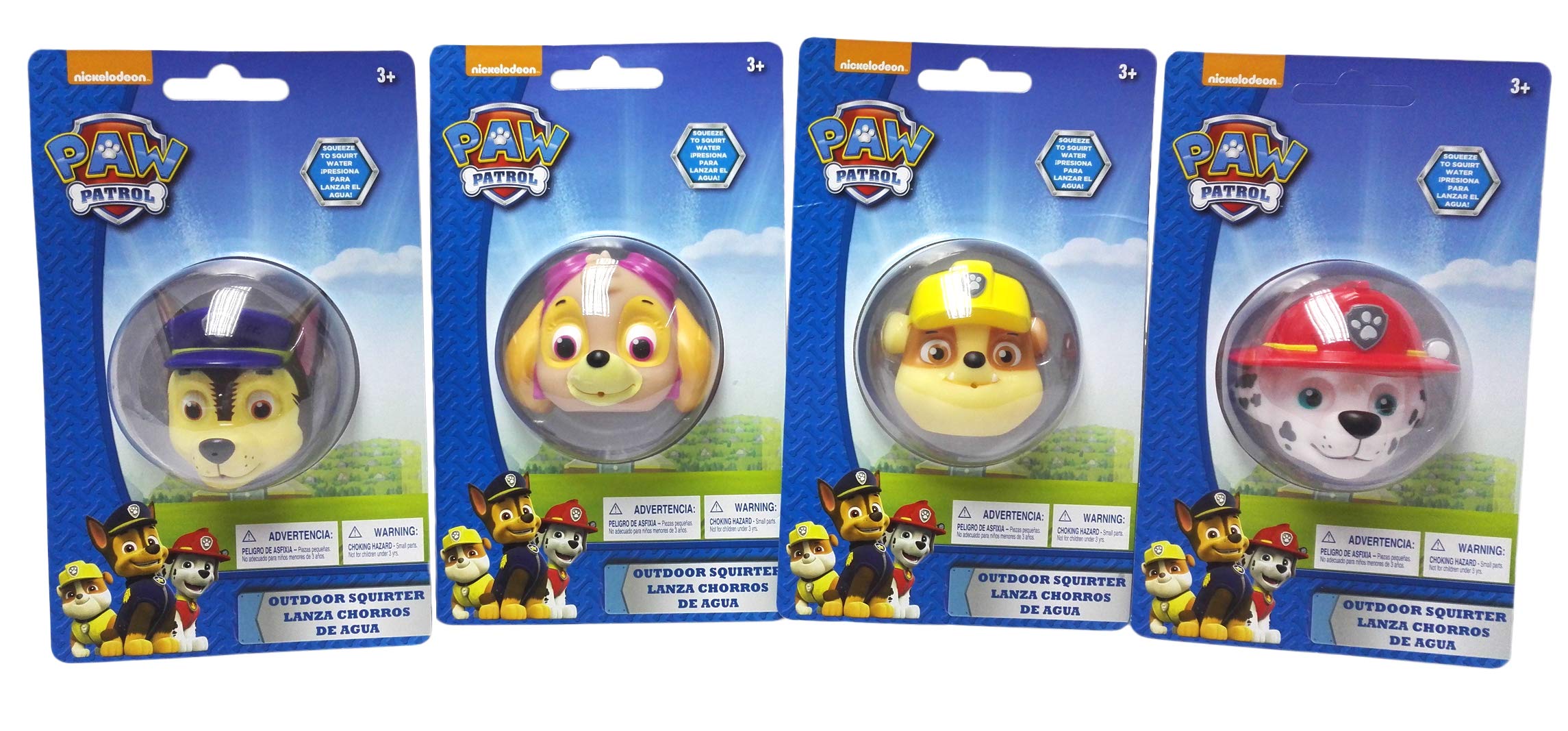 Paw Patrol 1608055 Jouet de bain, 6 cm, Multicolore, Modèles Variés, 1 Pièce
