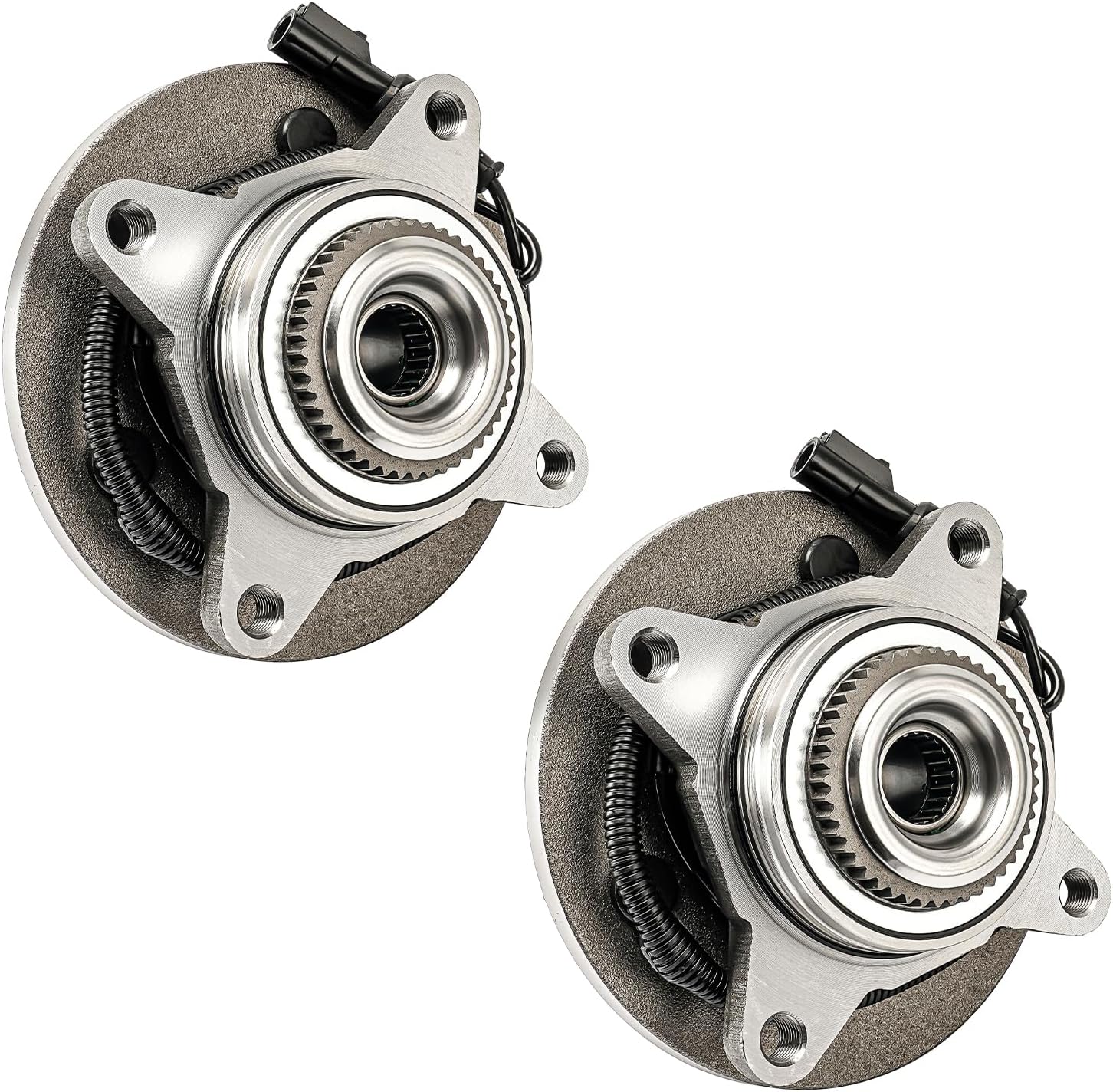 KAX 515079 Front Wheel Bearing hub Assembly Compatible with Ford F-150 2005-2008 4WD, Lincoln Mark LT 2006-2008 4WD,2pcs Wheel Bearing 6 Lugs W/ABS