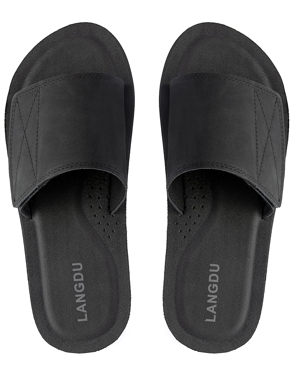 LANGDU Chanclas Hombre Sandalias Piscina Zapatillas Flip Flops