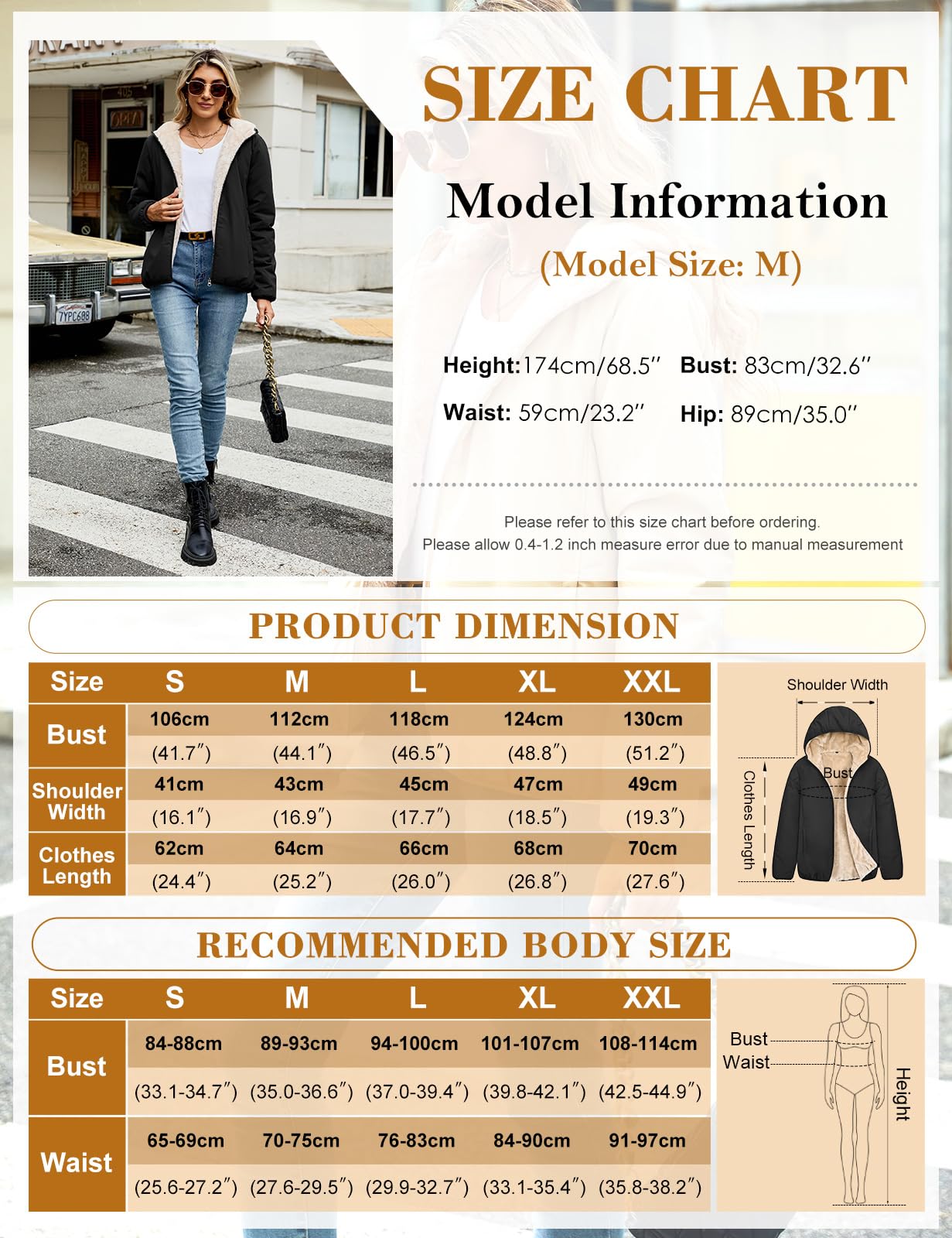 CMTOP Veste Polaire Femme Chaud Hiver Sweat à Capuche Zippé Couleur Unie Décontracté Hoodie Femme Manteau en Peluche Légère à Capuche Outerwear Zip Up et Hood avec Poches