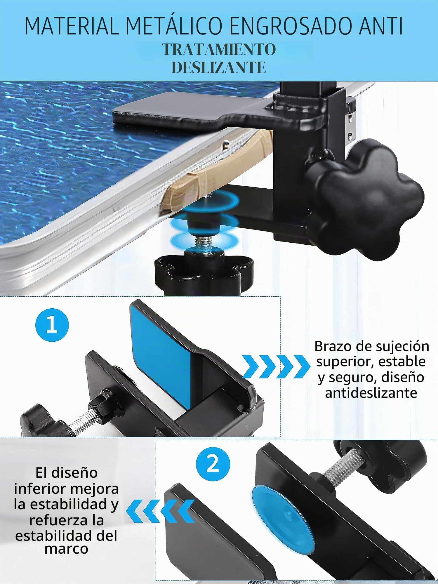 Kalolary Brazo de aseo para perros de 35.5 pulgadas, brazo de mesa de aseo de mascotas en forma de H con abrazadera de lazo de sujeción sin soporte para sentarse para perros, ajuste de ancho y altura