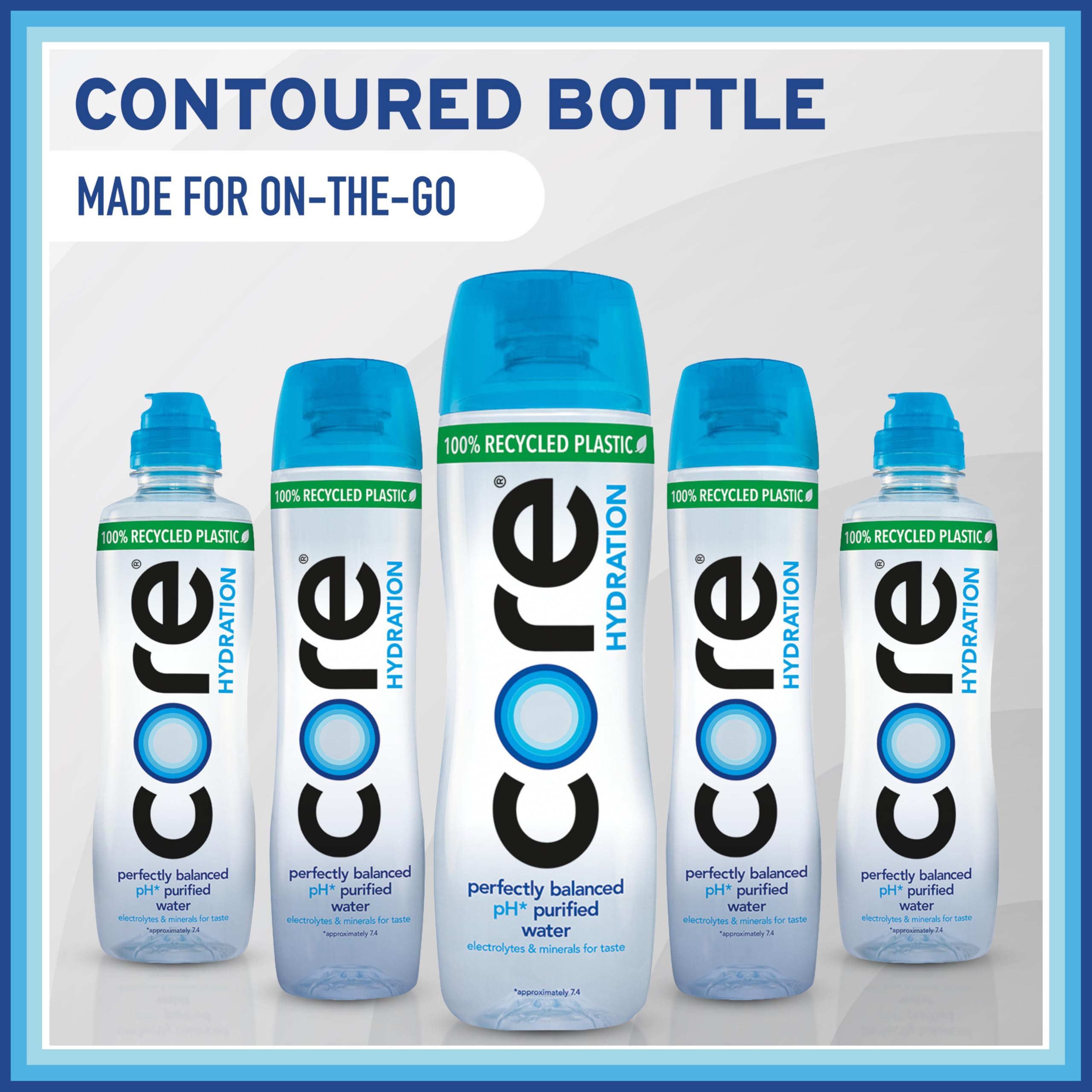 Core Hydration Perfectly Balanced Water, 30.4 fl oz bottle (Pack of 12)