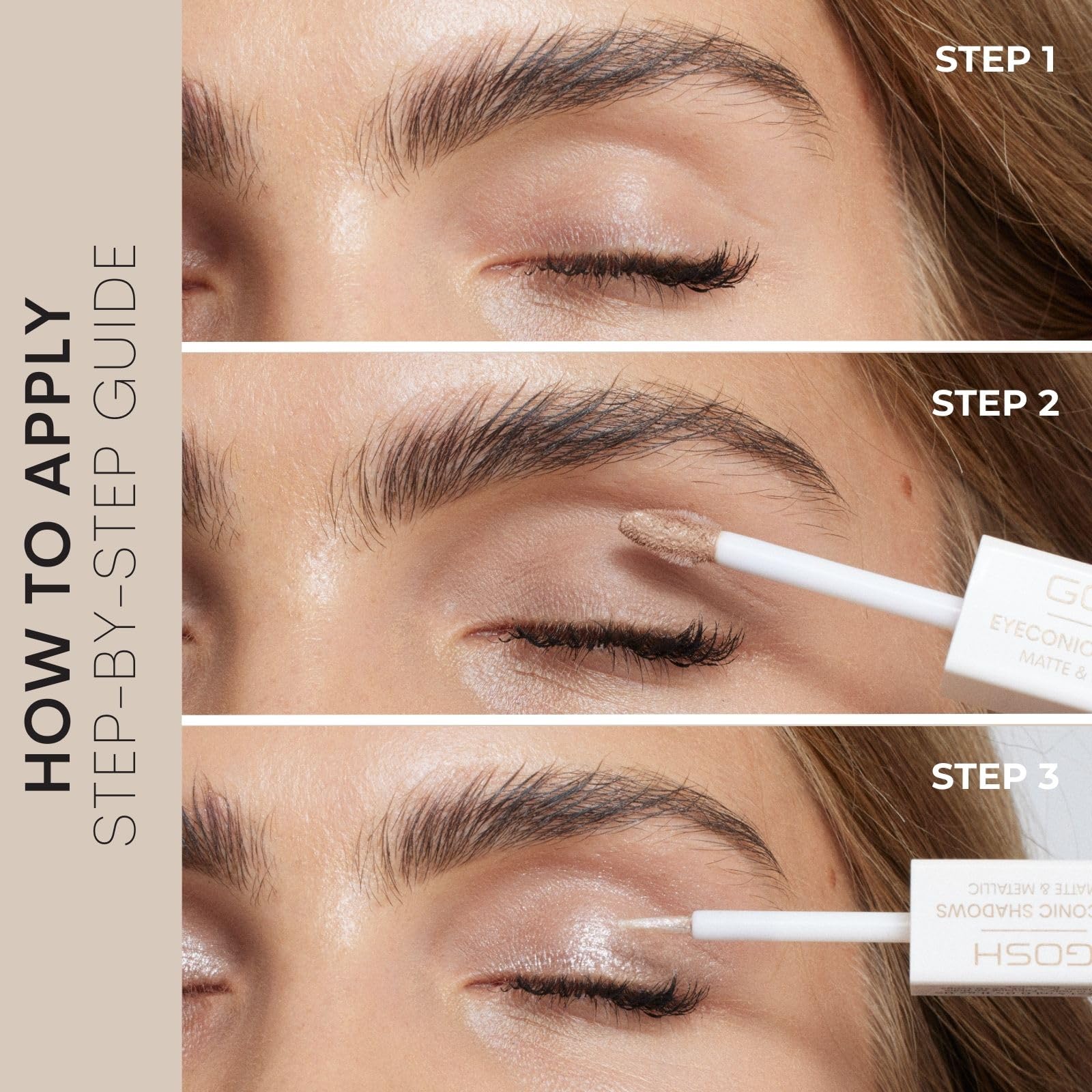 GOSH Eyeconic eyeshadow I 2-in-1 eyeshadow stick matte and metallic I Smudge-proof & waterproof - Image 3