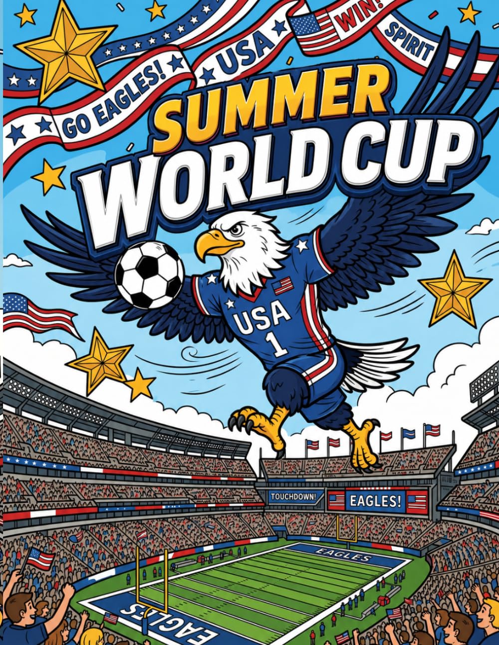 Summer World Cup: Fun Animal Soccer Teams, Football Matches, Trophies, and Stadium Adventures for Kids