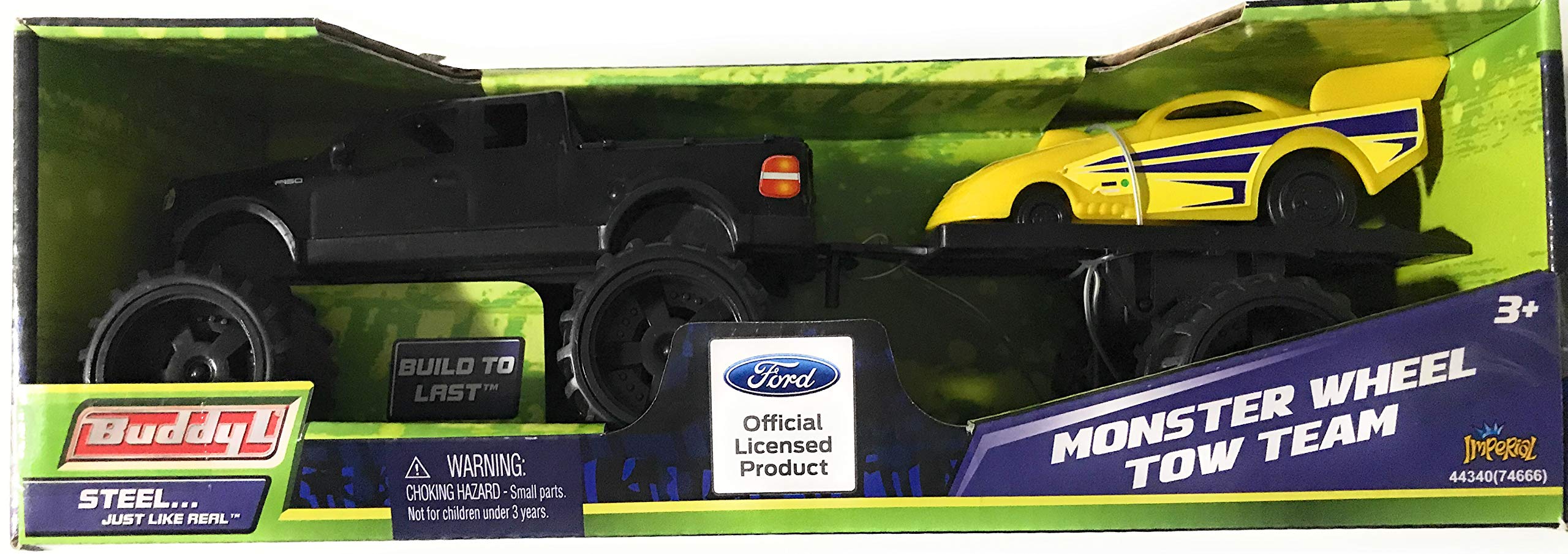 buddy l monster wheel tow team