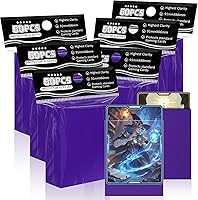 Vista 9 de Fundas para tarjetas de color azul nocturno aptas para MTG, 300 piezas de ajuste perfecto, fundas estándar para tarjetas de intercambio, tarjetas
