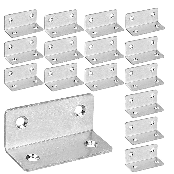 Buy 30PCS Stainless Steel Corner Brace, 2.3”x 1” Small Corner Brackets