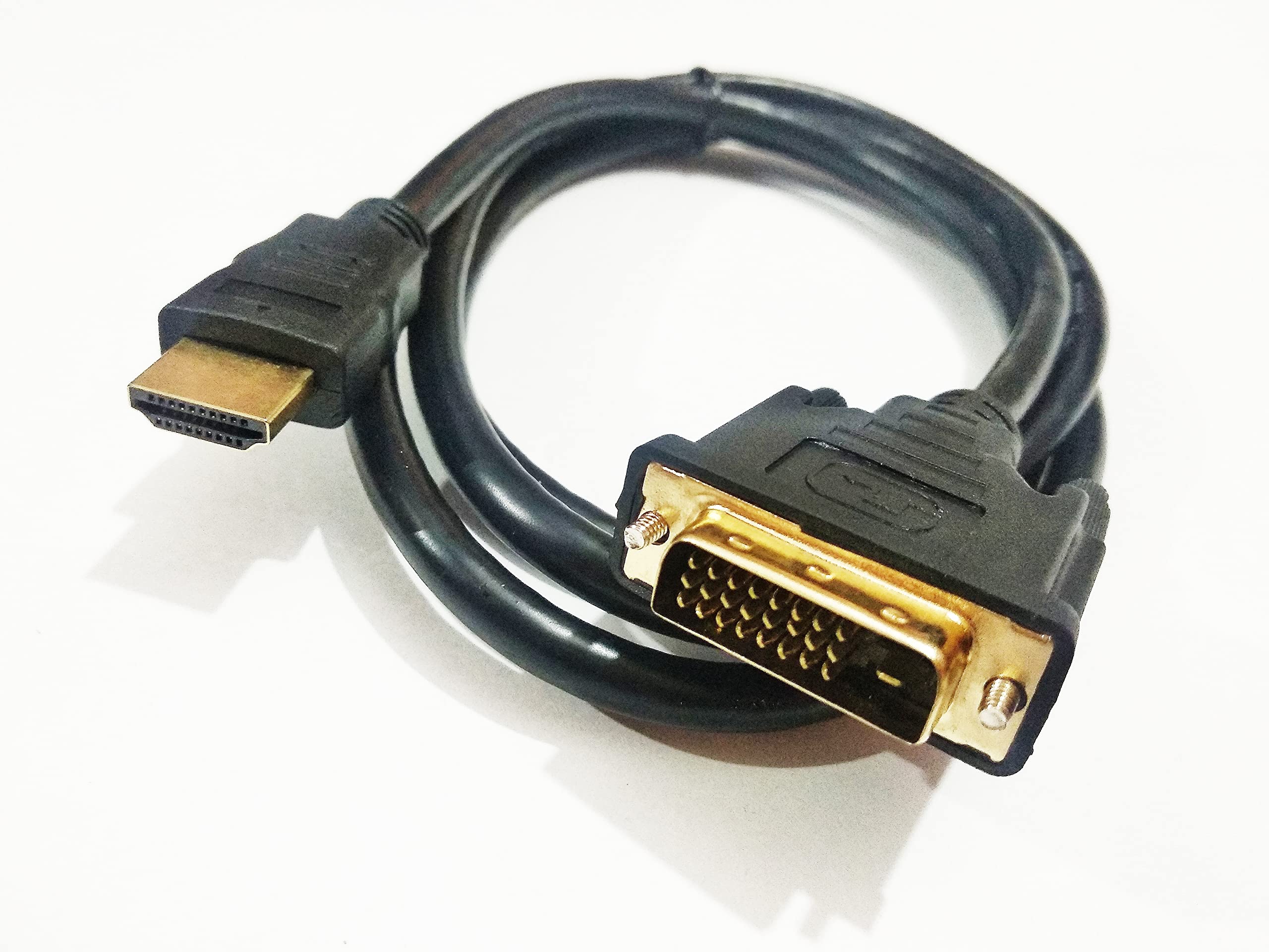 High Speed HDMI to DVI (24+1) Bi-Directional Digital Video Cable 1.5 Ms (5 Feet) for HDTV,Smart TV,PC,Laptop,Blu-ray,Projector,Graphics Card,Gaming Device,HD-Monitor.,Black-image-29