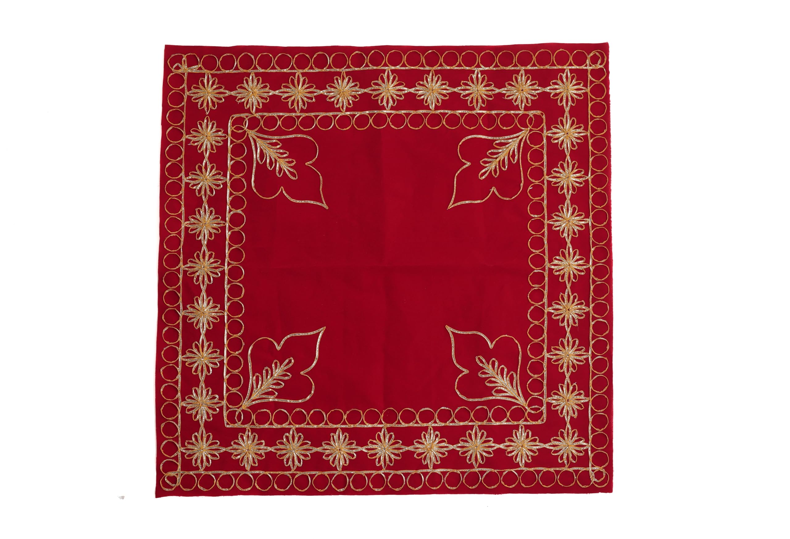 Velvet Pooja Aasan with Embroidery Work – 18 x 18 Inch Decorative Mat for Mandir & Religious Use (2)-picture-26