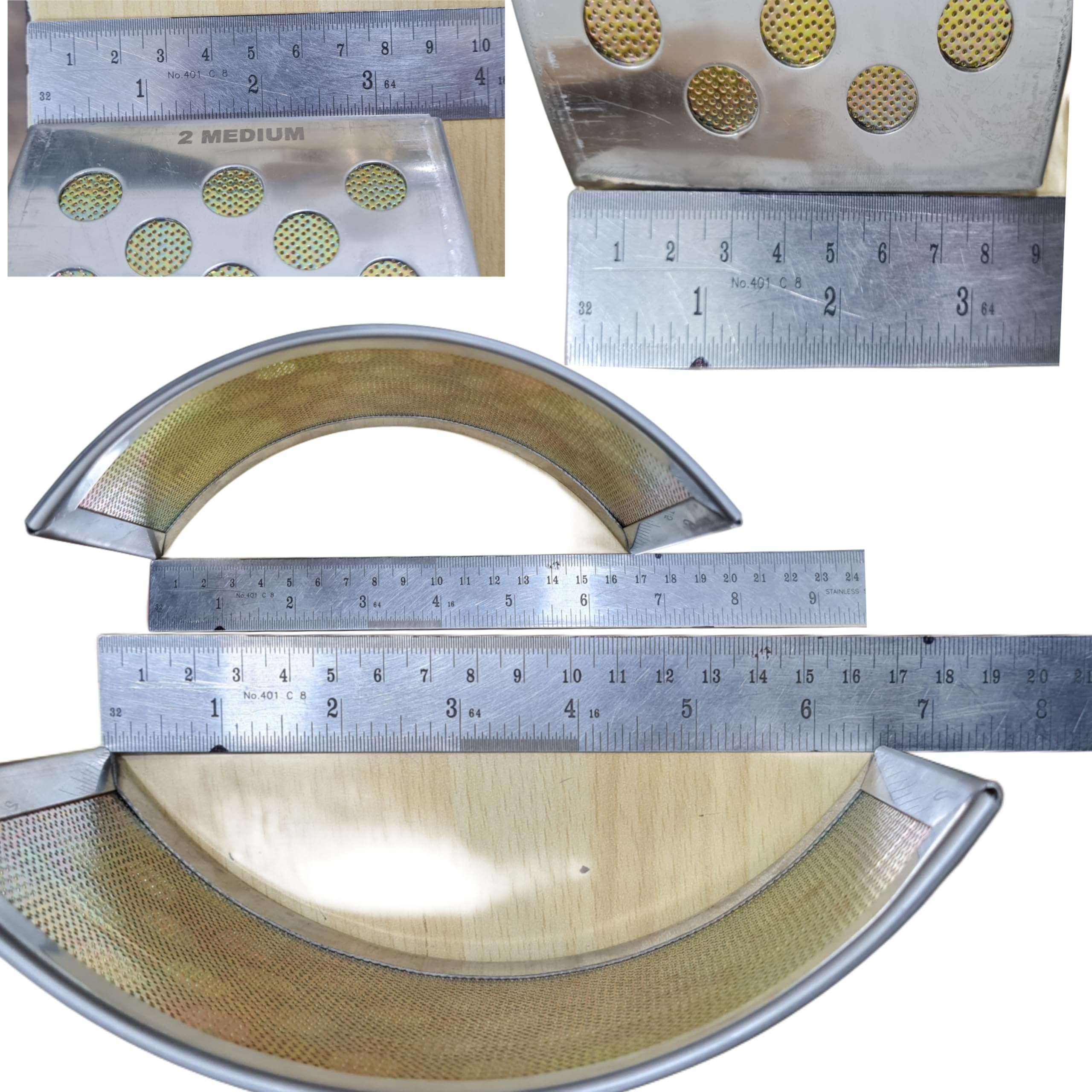 Stainless Steel Flour Mill Jali - Semi Fine Mesh -2