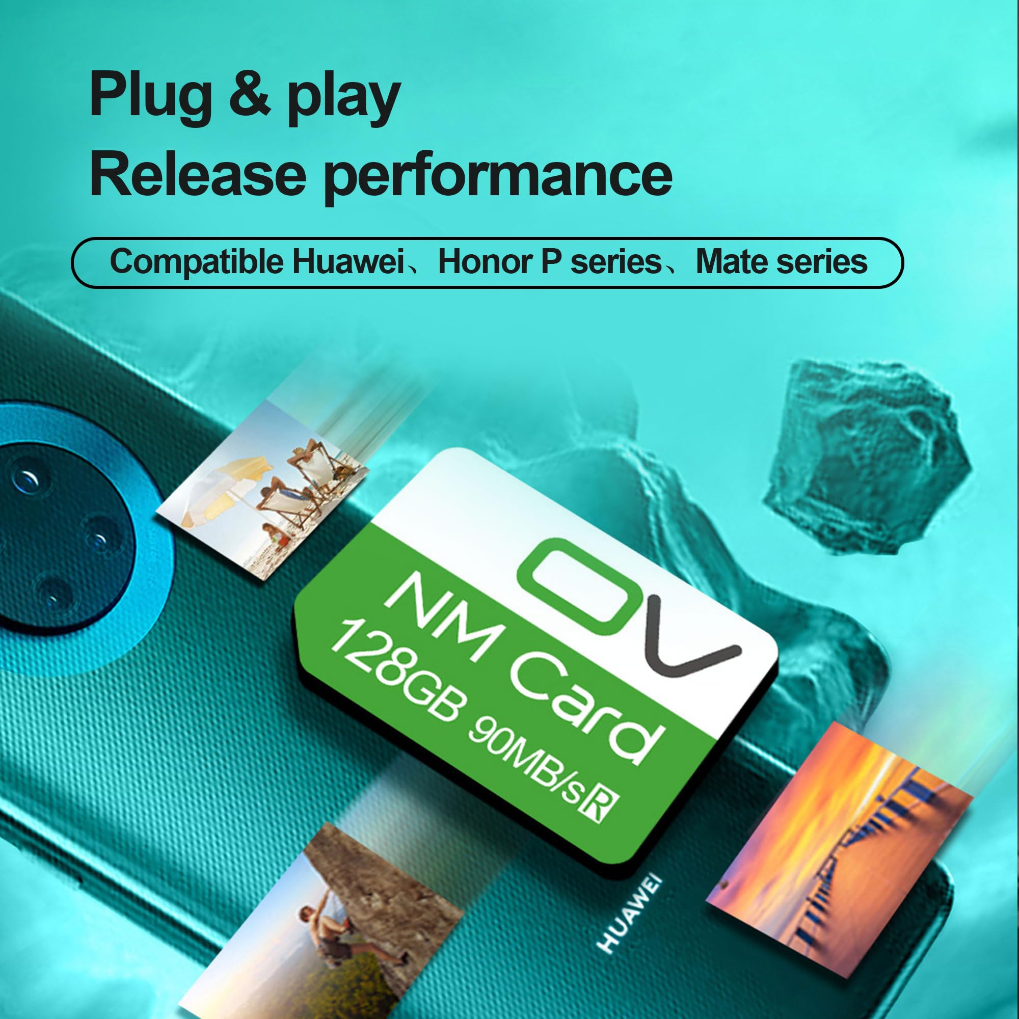 Amazon.com: OV NM Card 128GB 90MB/S Nano Memory Card Compatible