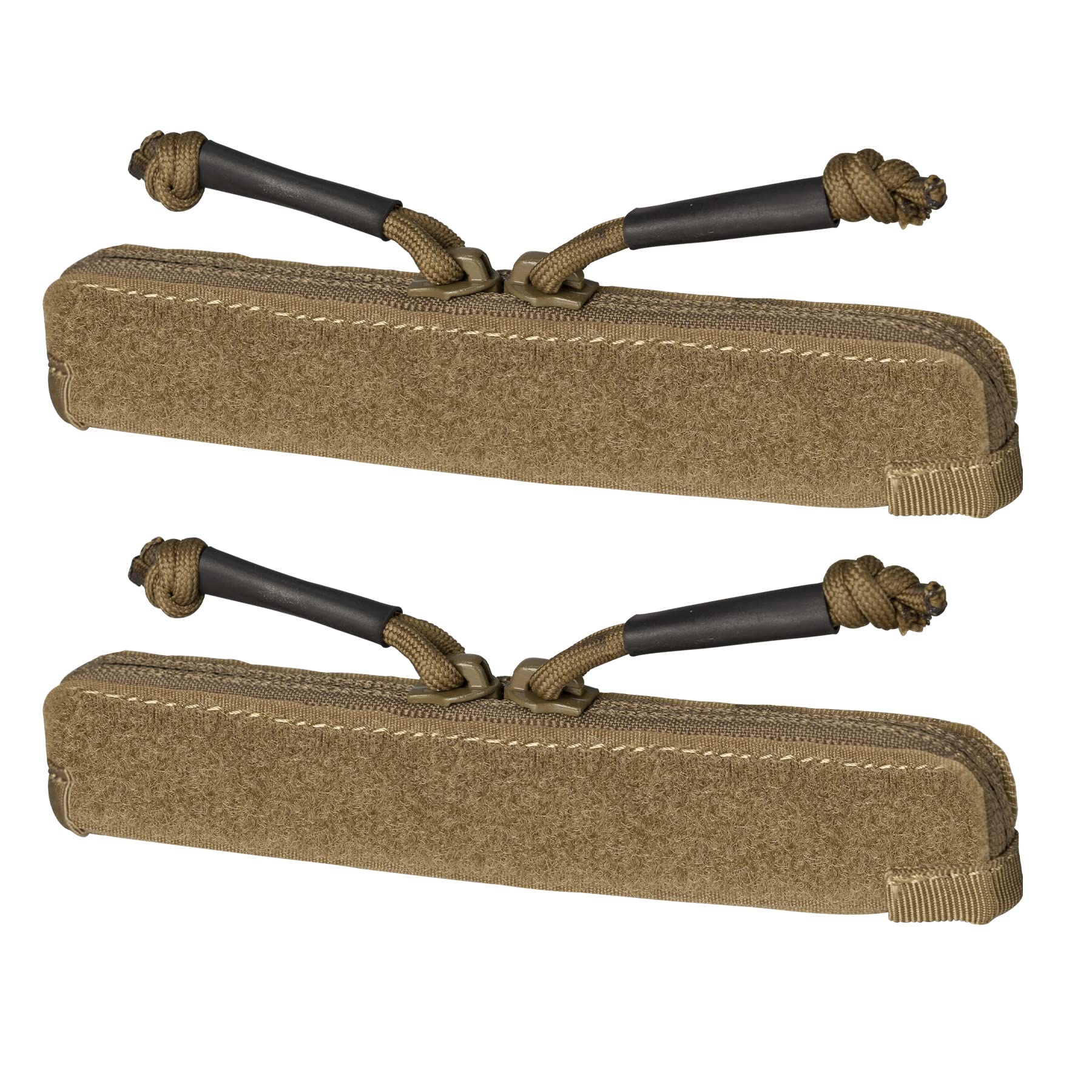 IDOGEAR Zipper Strip Insert for Vest Combat AVS CPC JPC2.0 Hook and Loop Pocket Accessories Double Zippers 5.9" length 2 Pack